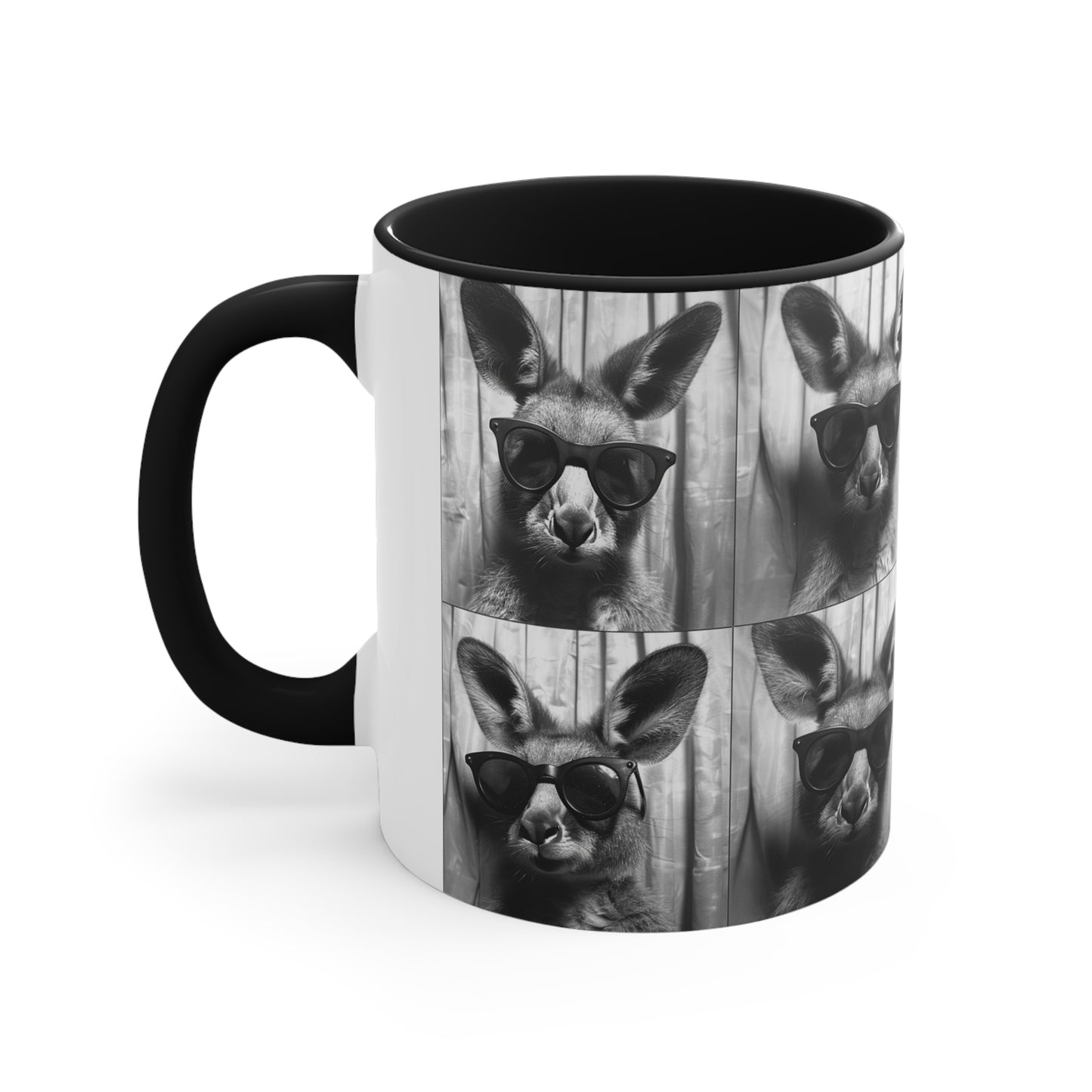 Kangroo Photo Booth Accent Coffee Mug, 11oz
