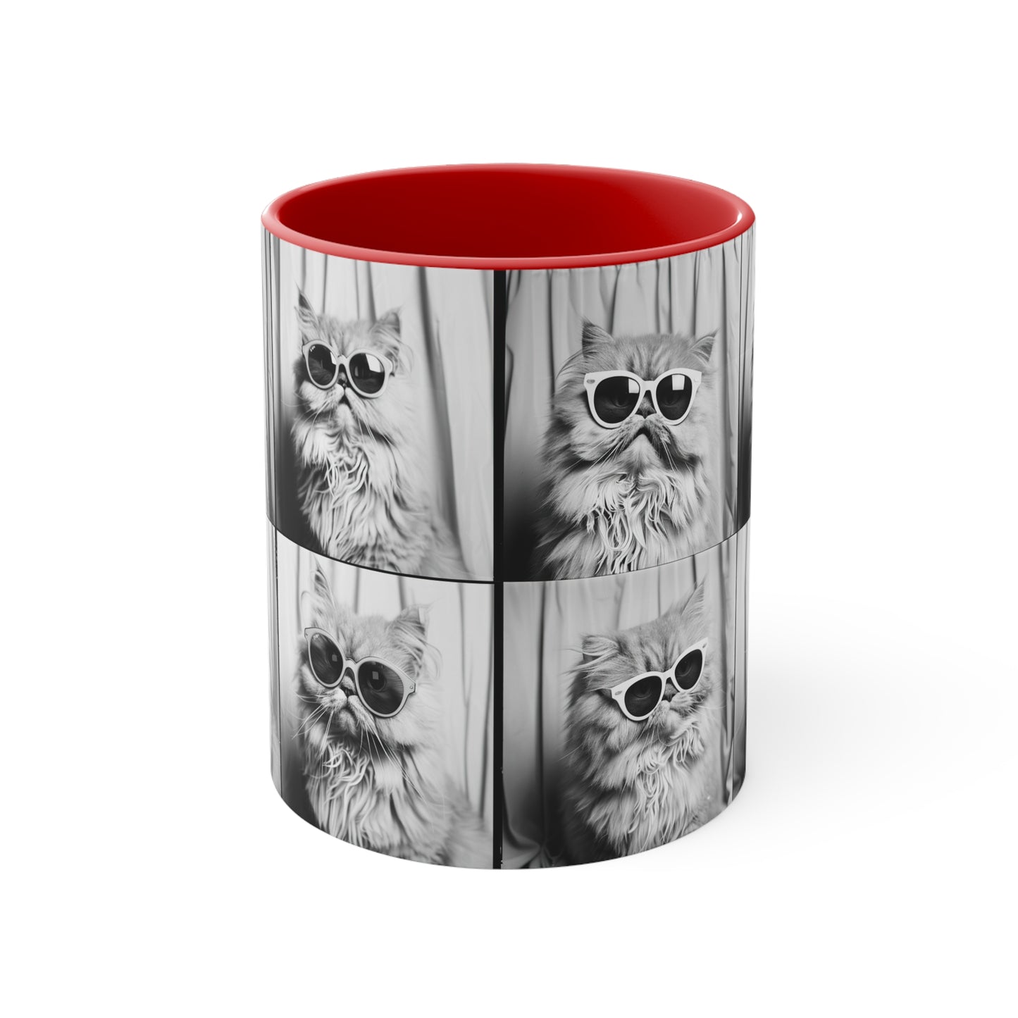Persian Cat Photo Booth Accent Coffee Mug, 11oz