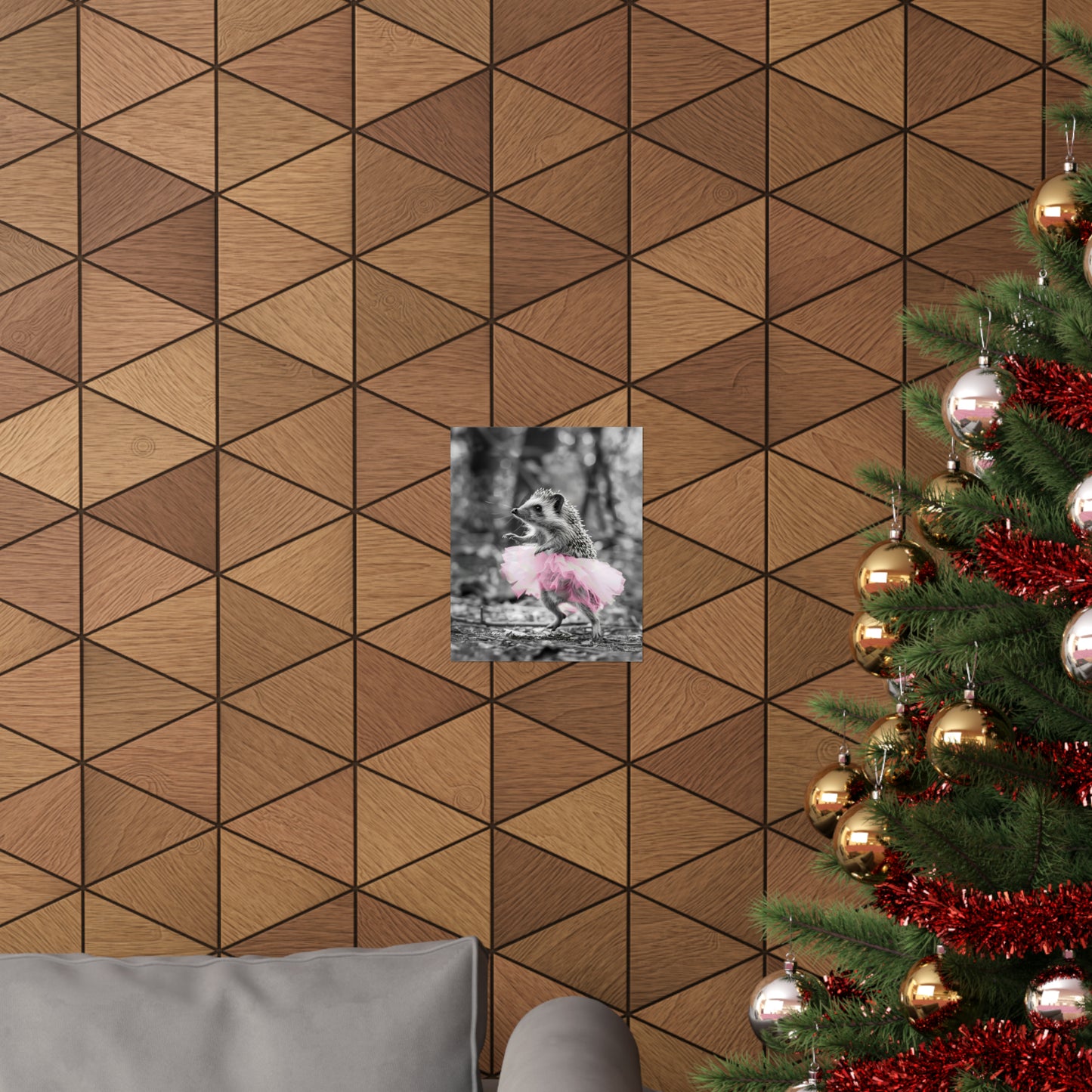 Hedgehock Tutu, Hedgehock Wall Art