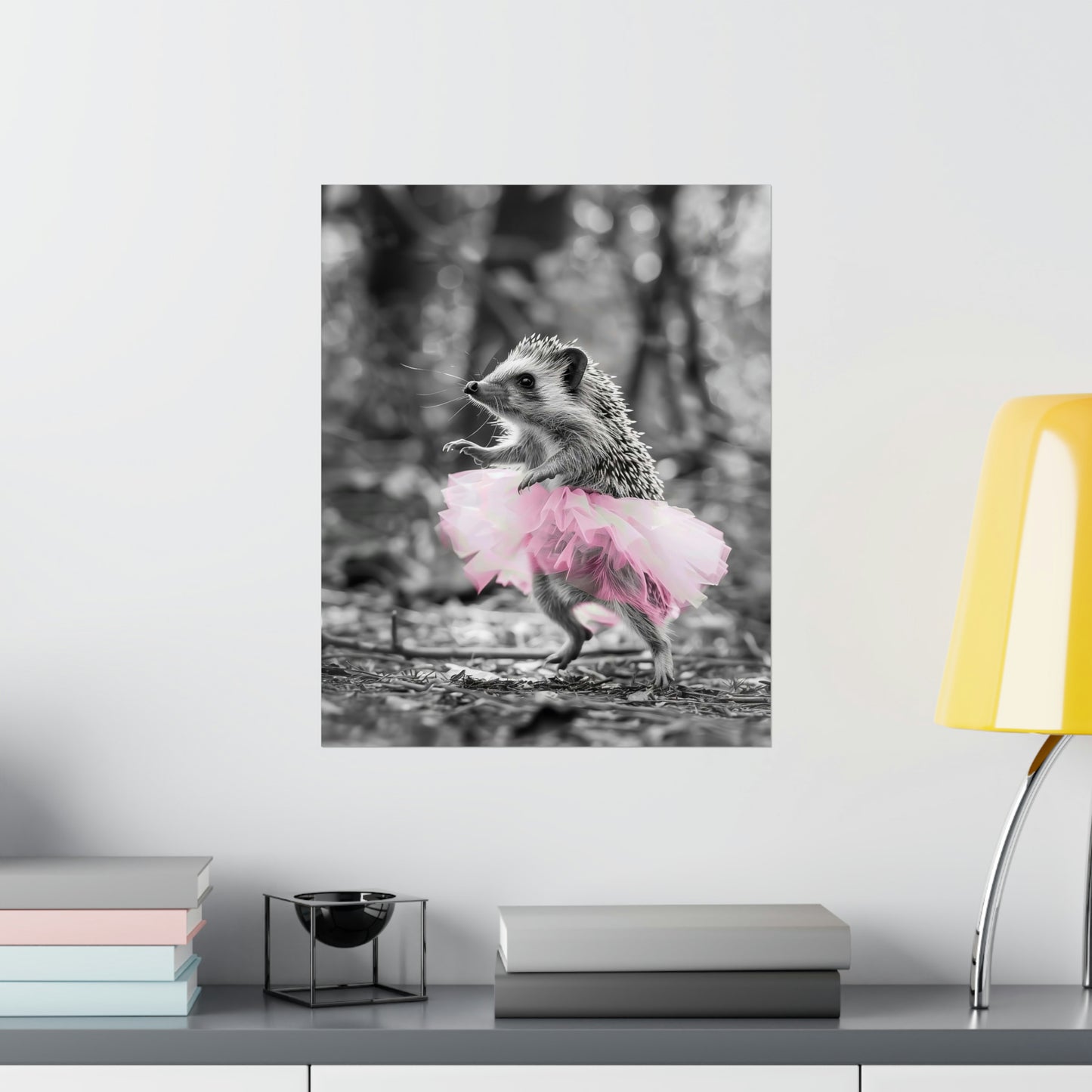 Hedgehock Tutu, Hedgehock Wall Art