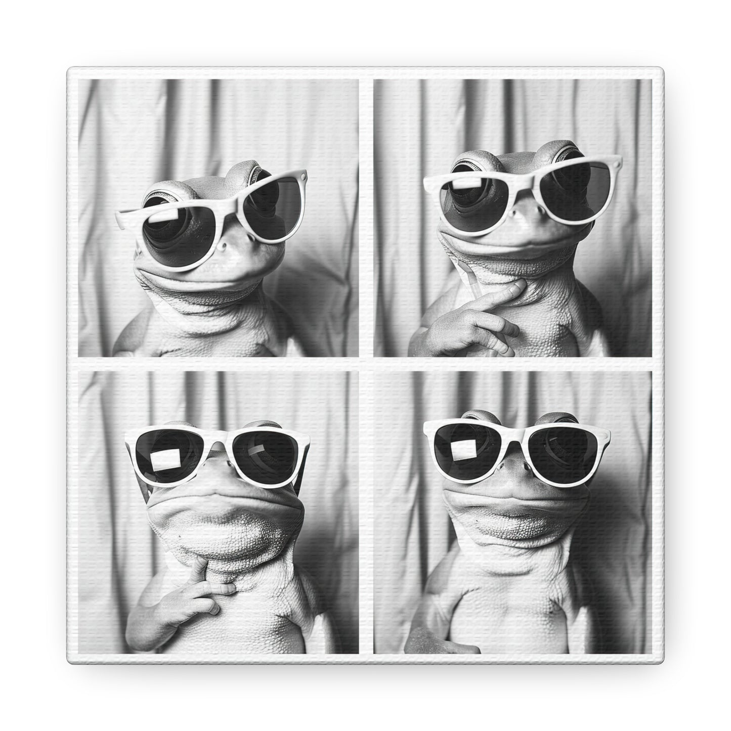 Frog Photo Booth Canvas