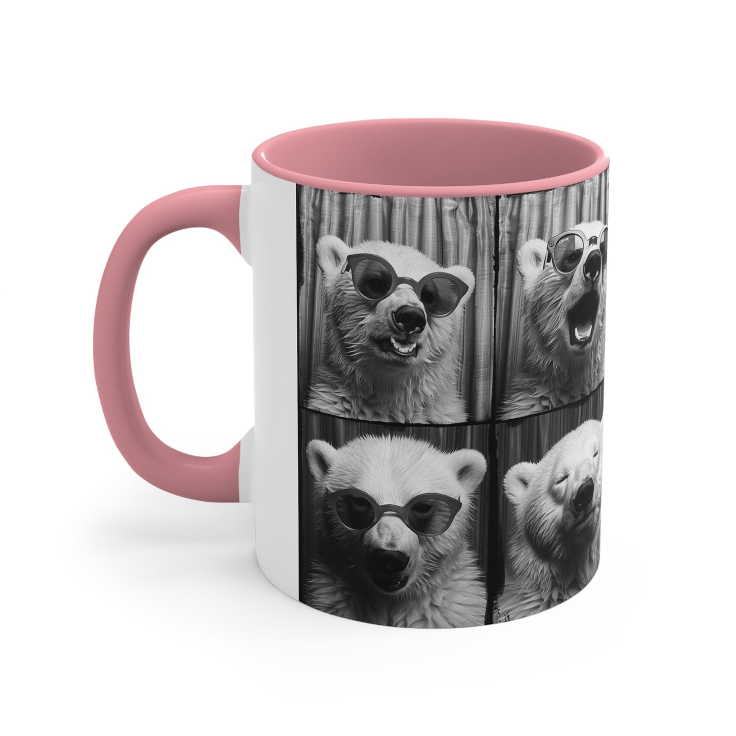 Polar Bear Photo Booth Accent Coffee Mug, 11oz