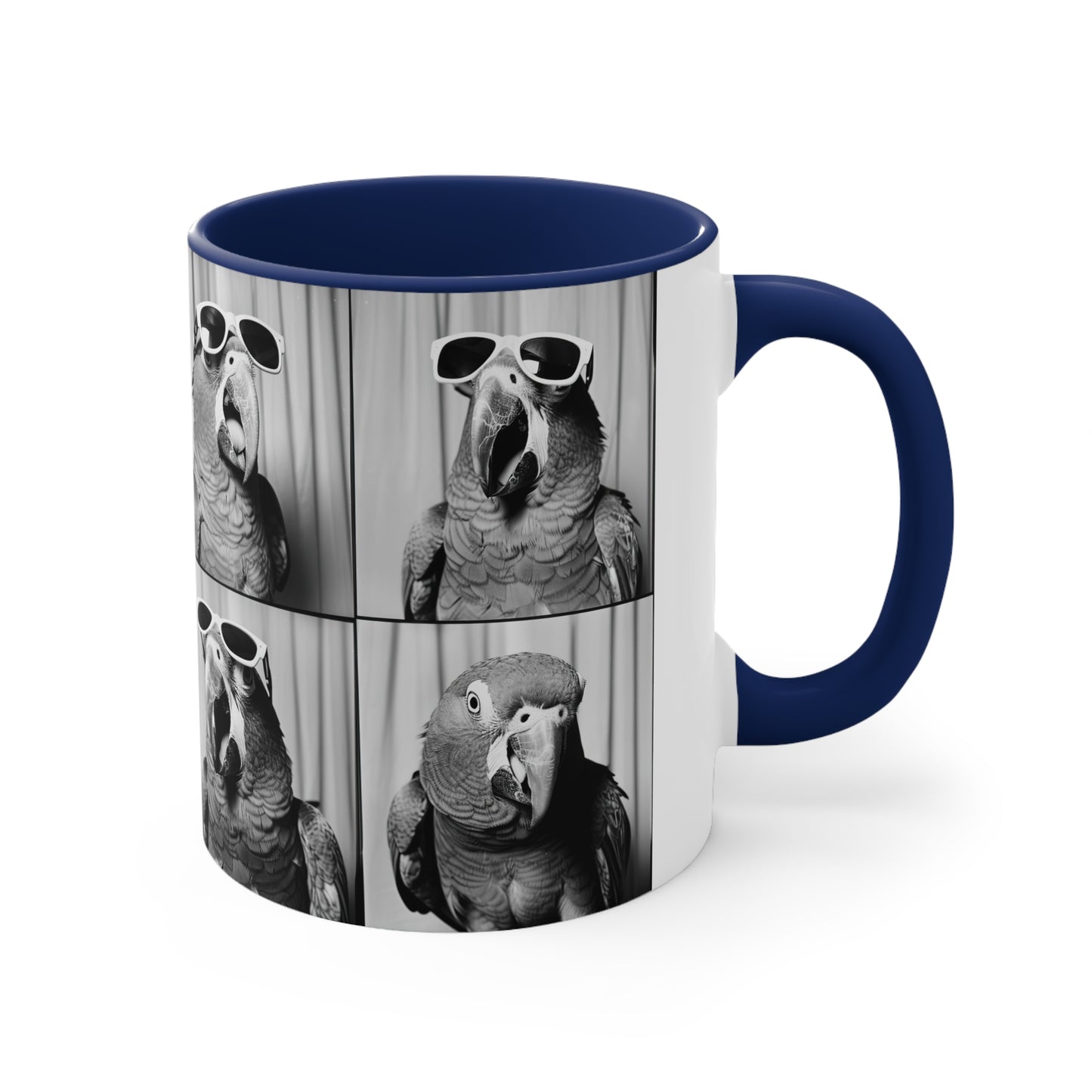 Parrot Photo Booth Accent Coffee Mug, 11oz