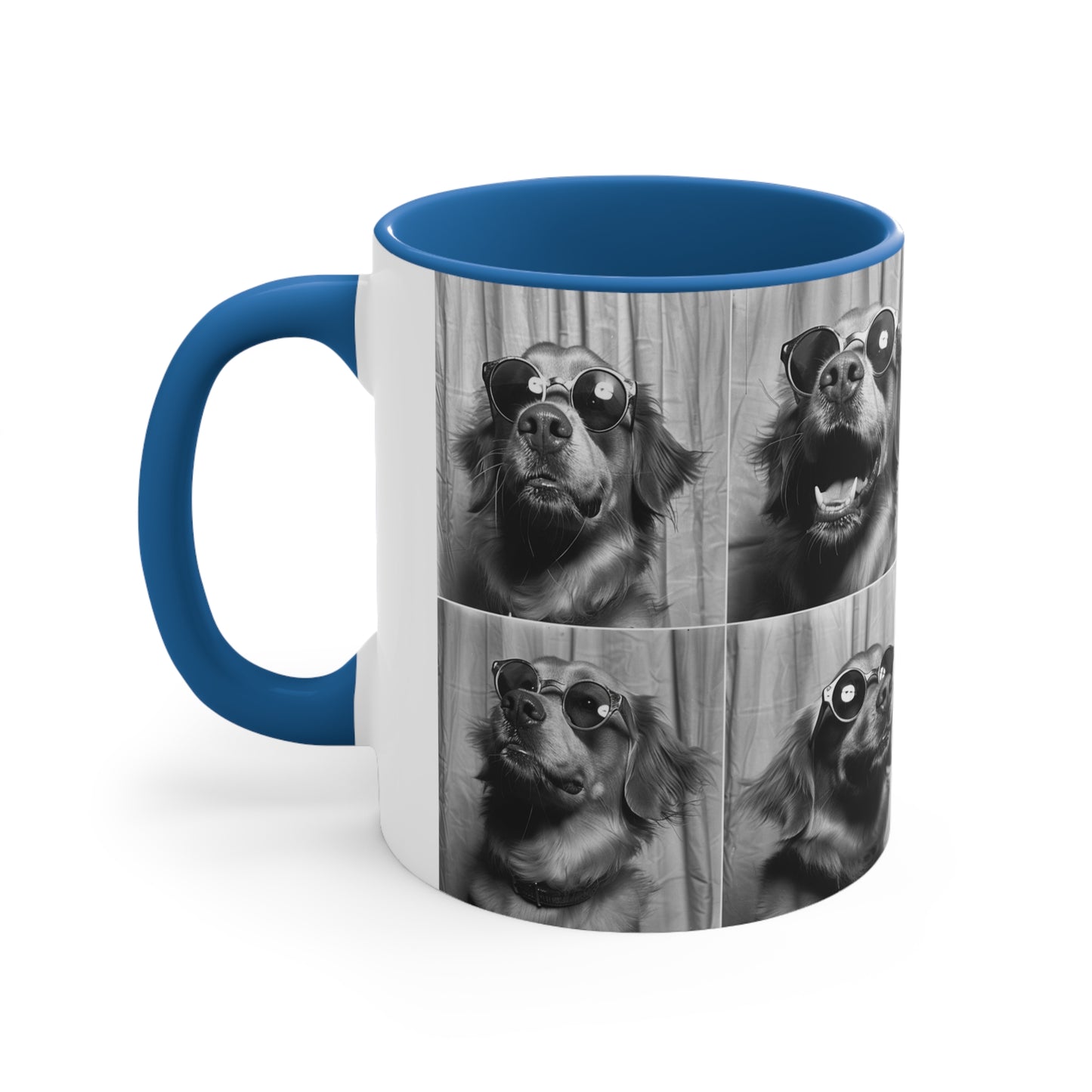 Golden Retriever Photo Booth Accent Coffee Mug, 11oz