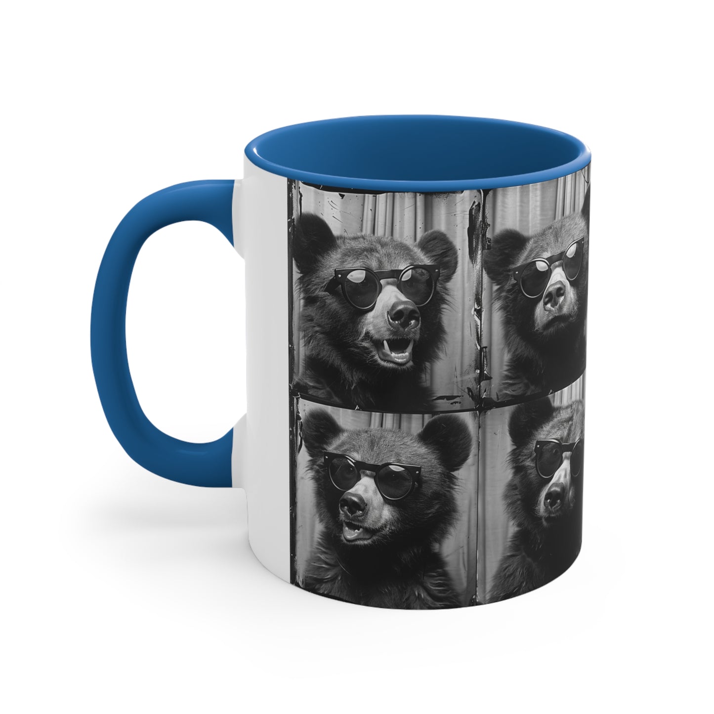Bear Photo Booth Accent Coffee Mug, 11oz
