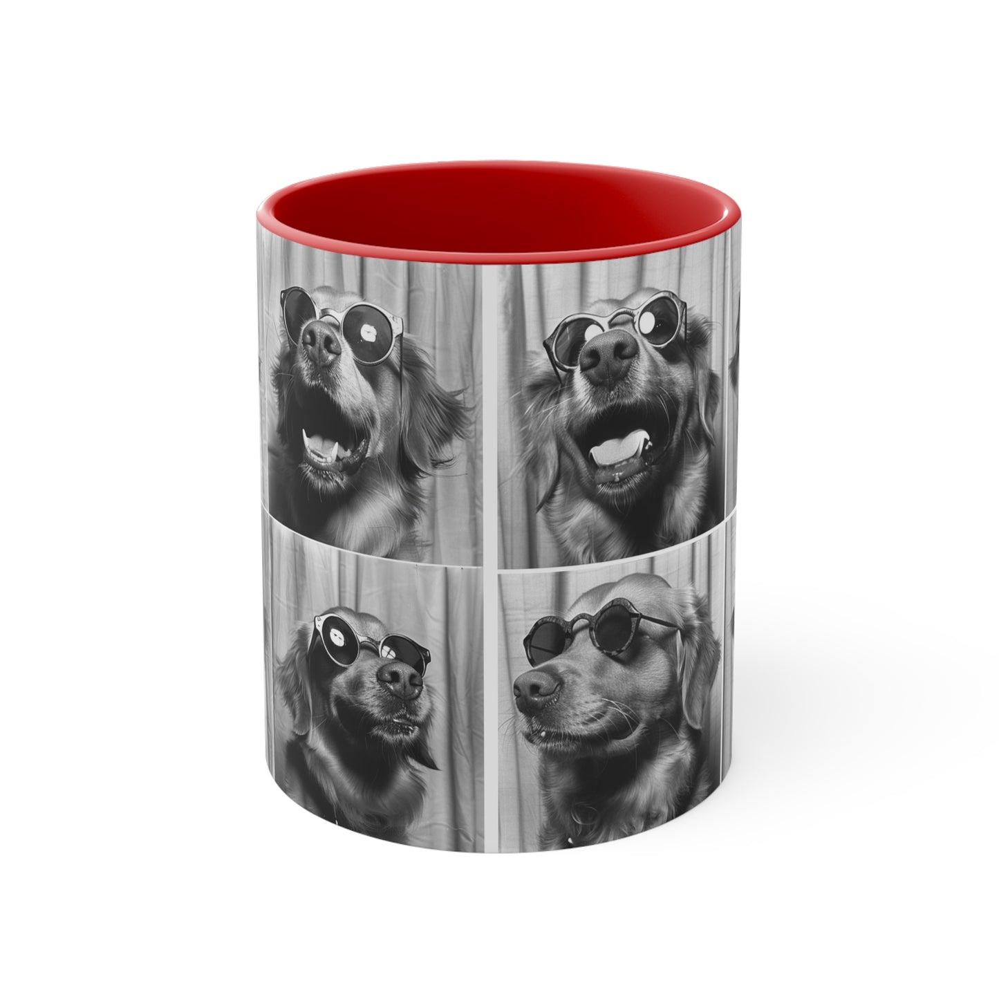 Golden Retriever Photo Booth Accent Coffee Mug, 11oz