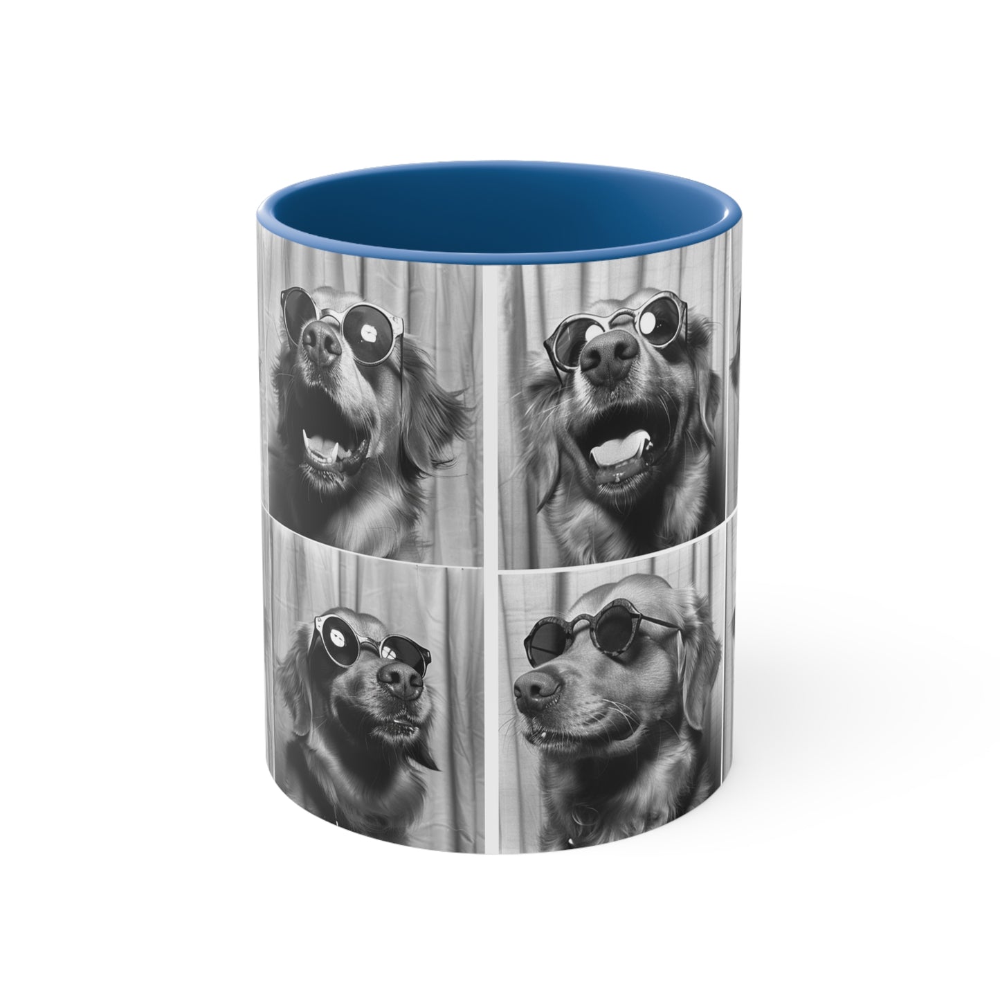 Golden Retriever Photo Booth Accent Coffee Mug, 11oz