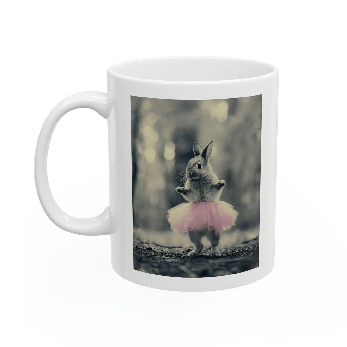 Rabbit Ceramic Mug, 11oz