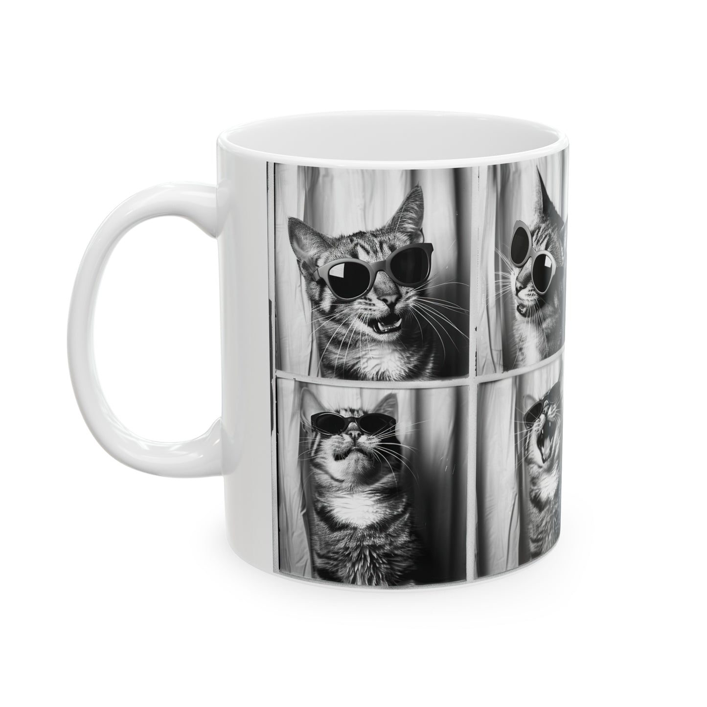 Tabby Cat Photo Booth 11oz Mug