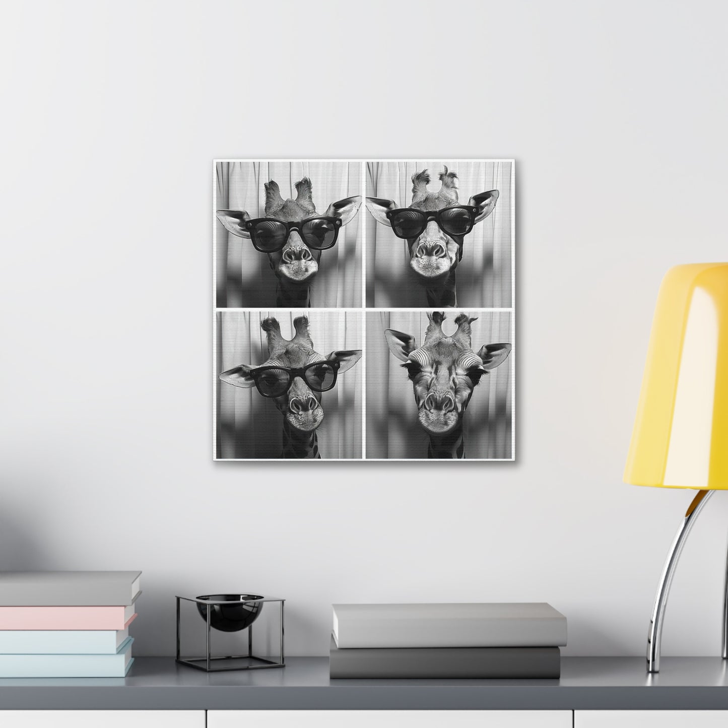 Giraffe Photo Booth Canvas