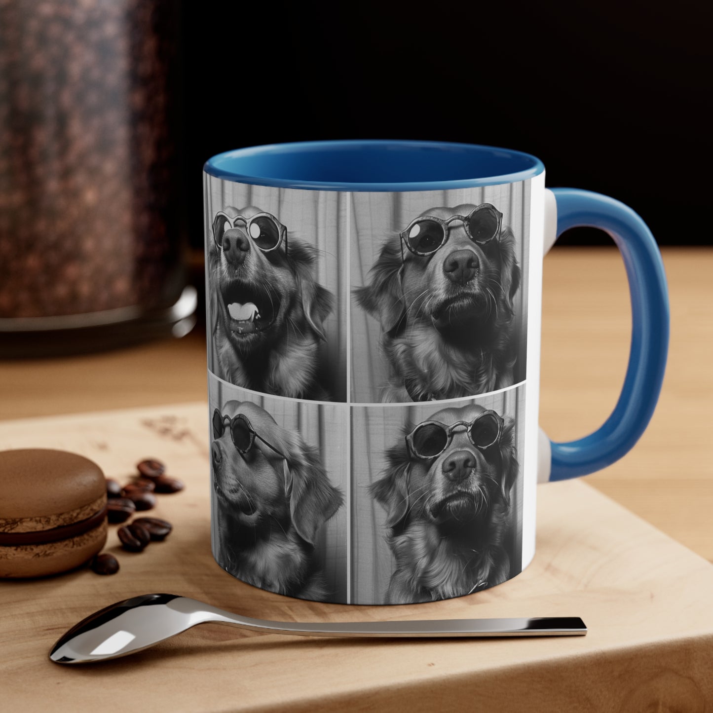 Golden Retriever Photo Booth Accent Coffee Mug, 11oz