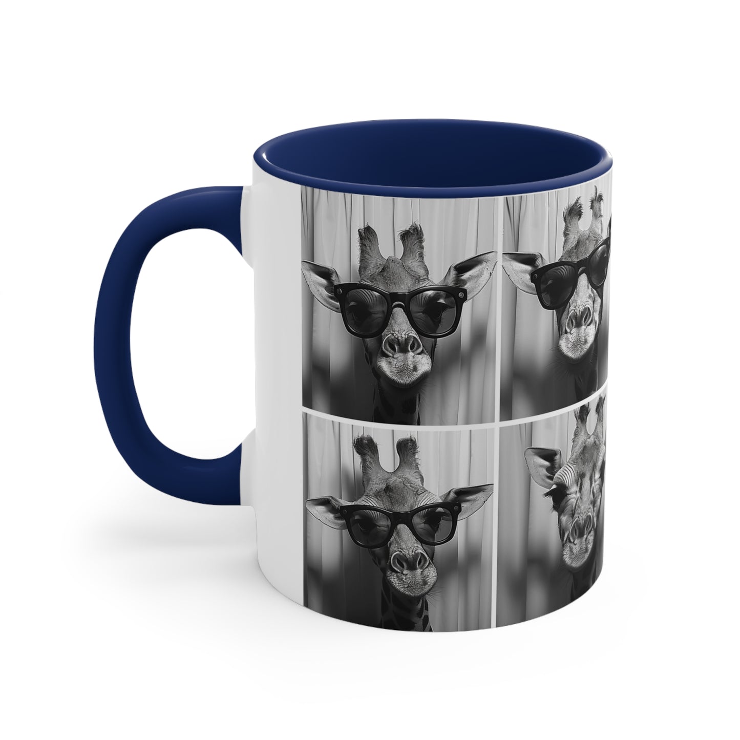 Giraffe Photo Booth Accent Coffee Mug, 11oz