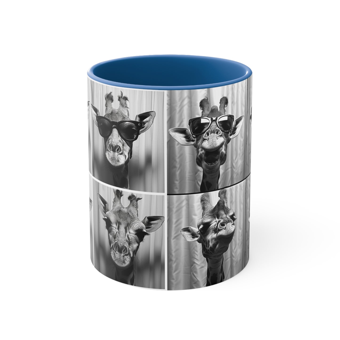 Giraffe Photo Booth Accent Coffee Mug, 11oz