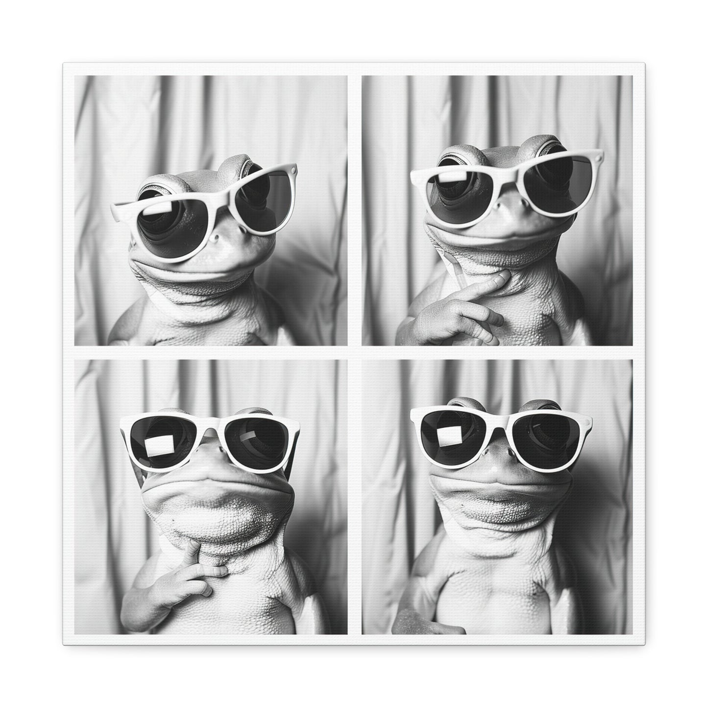 Frog Photo Booth Canvas