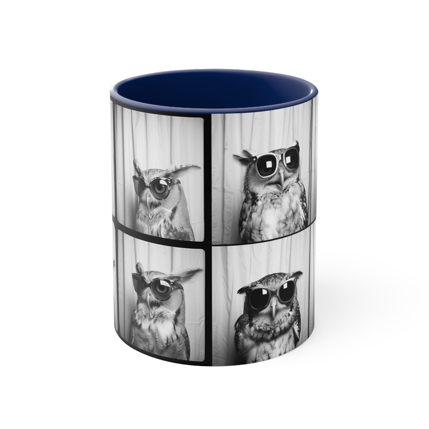 Owl Photo Booth Accent Coffee Mug, 11oz