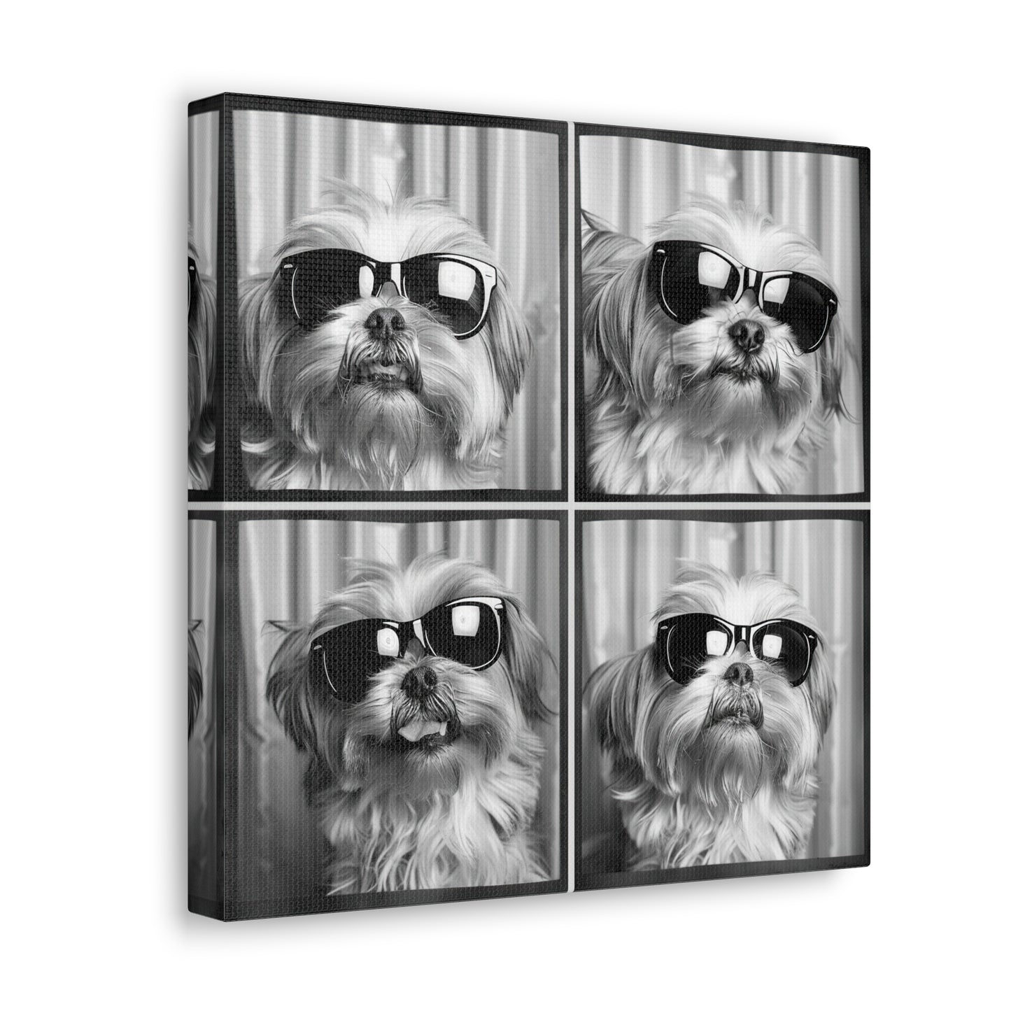 Shih Tzu Photo Booth Canvas