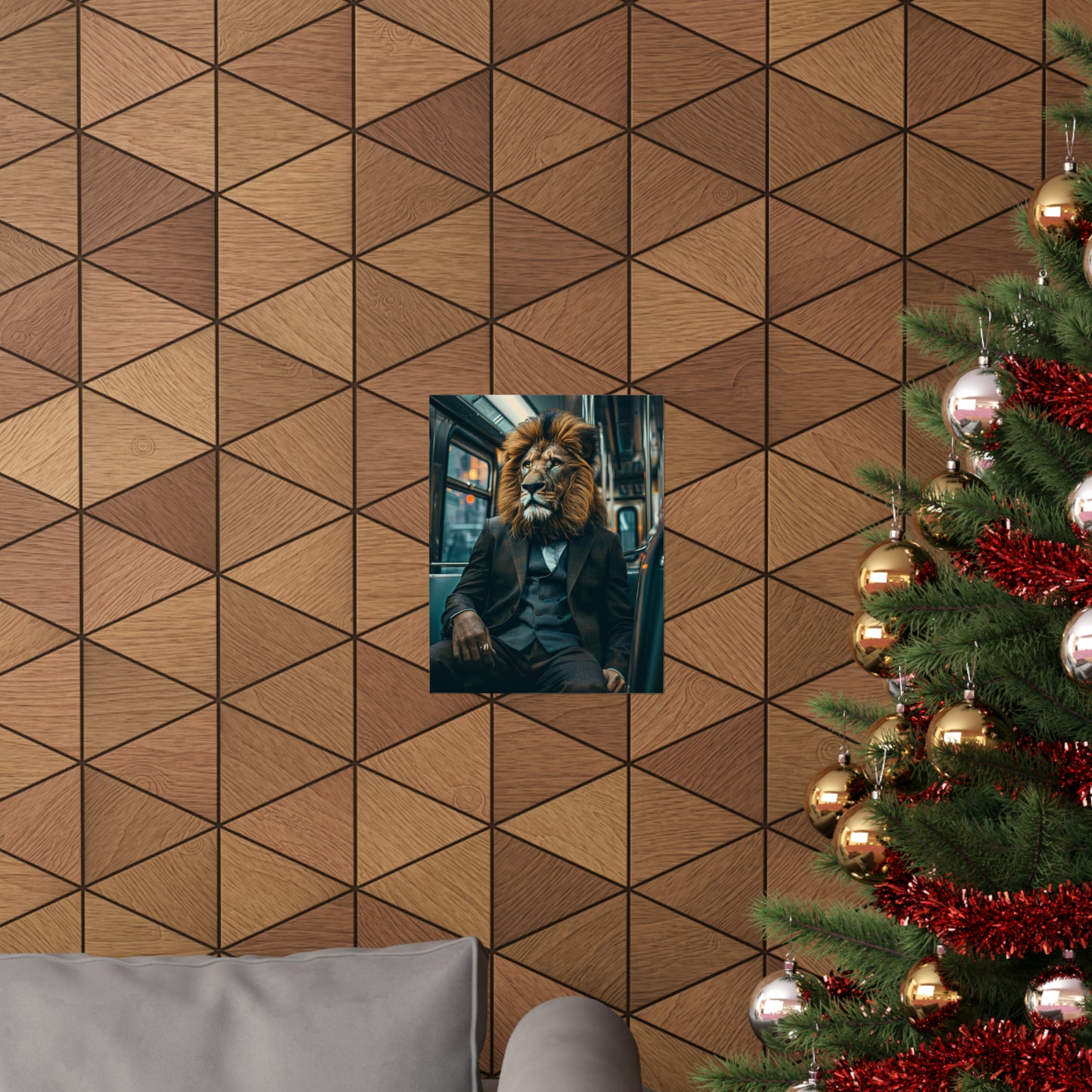 Lion Subway, Lion Wall Art