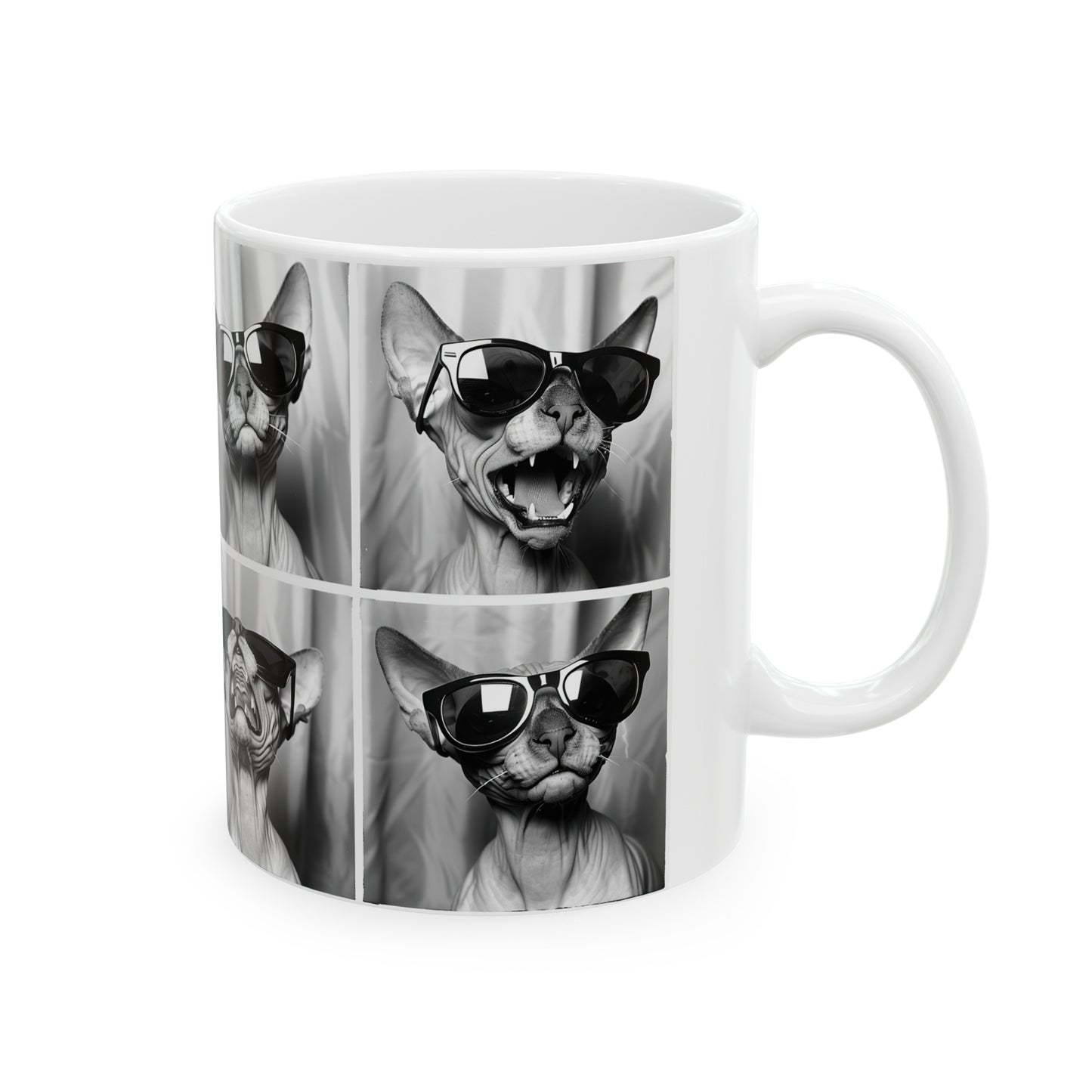 Sphynx Cat Accent Coffee Mug, 11oz