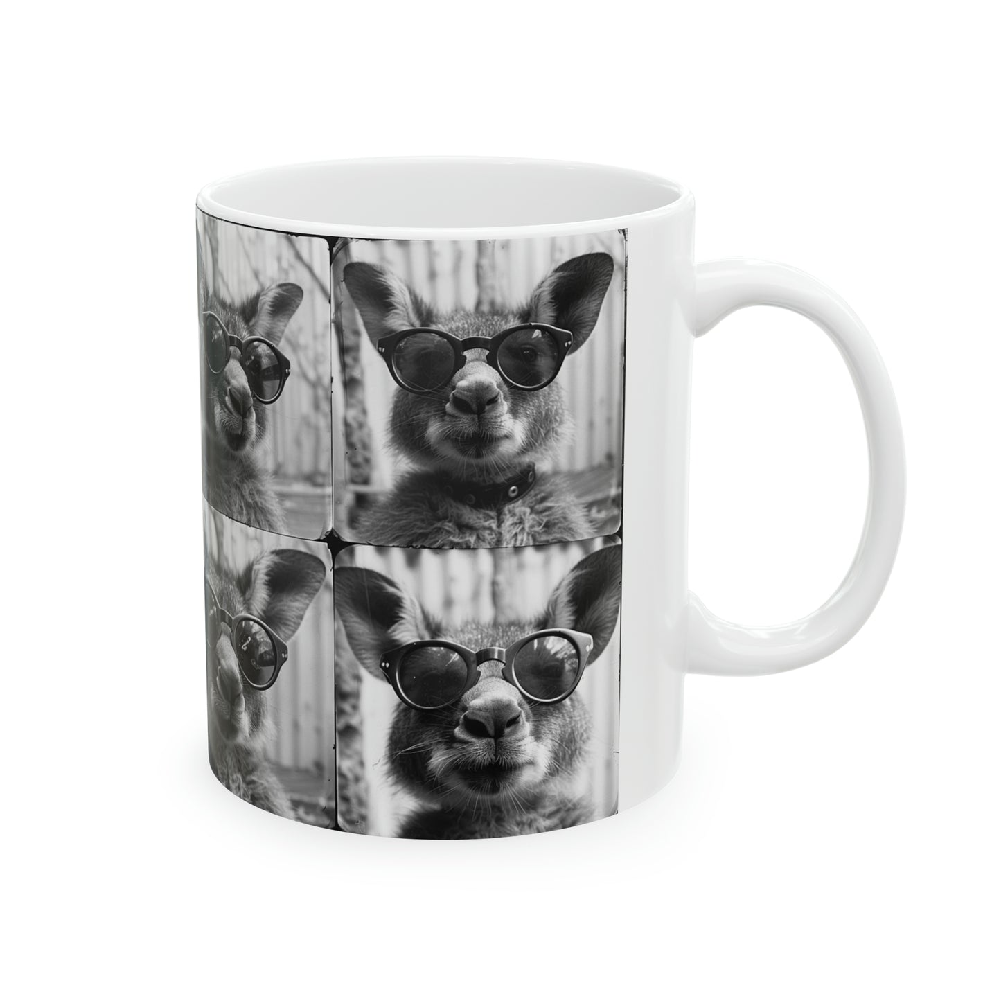 Kangroo Photo Booth Accent Coffee Mug, 11oz