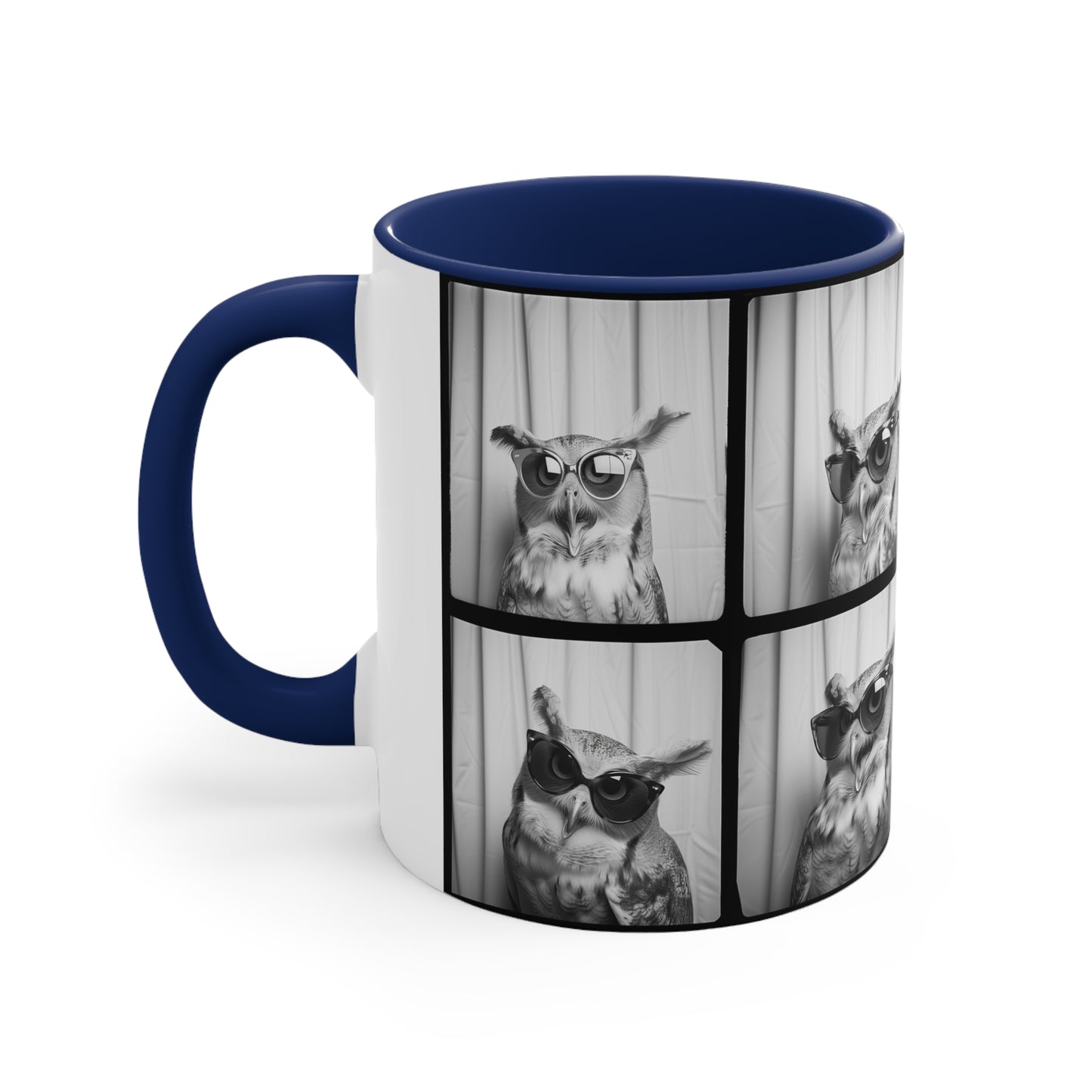Owl Photo Booth Accent Coffee Mug, 11oz