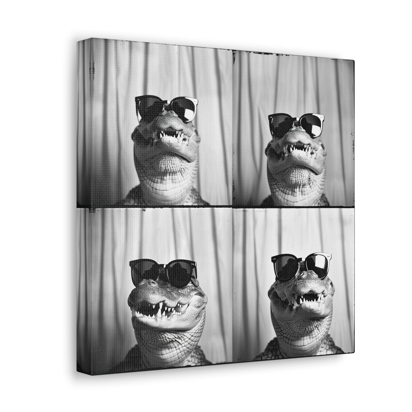 Crocodile Photo Booth Canvas