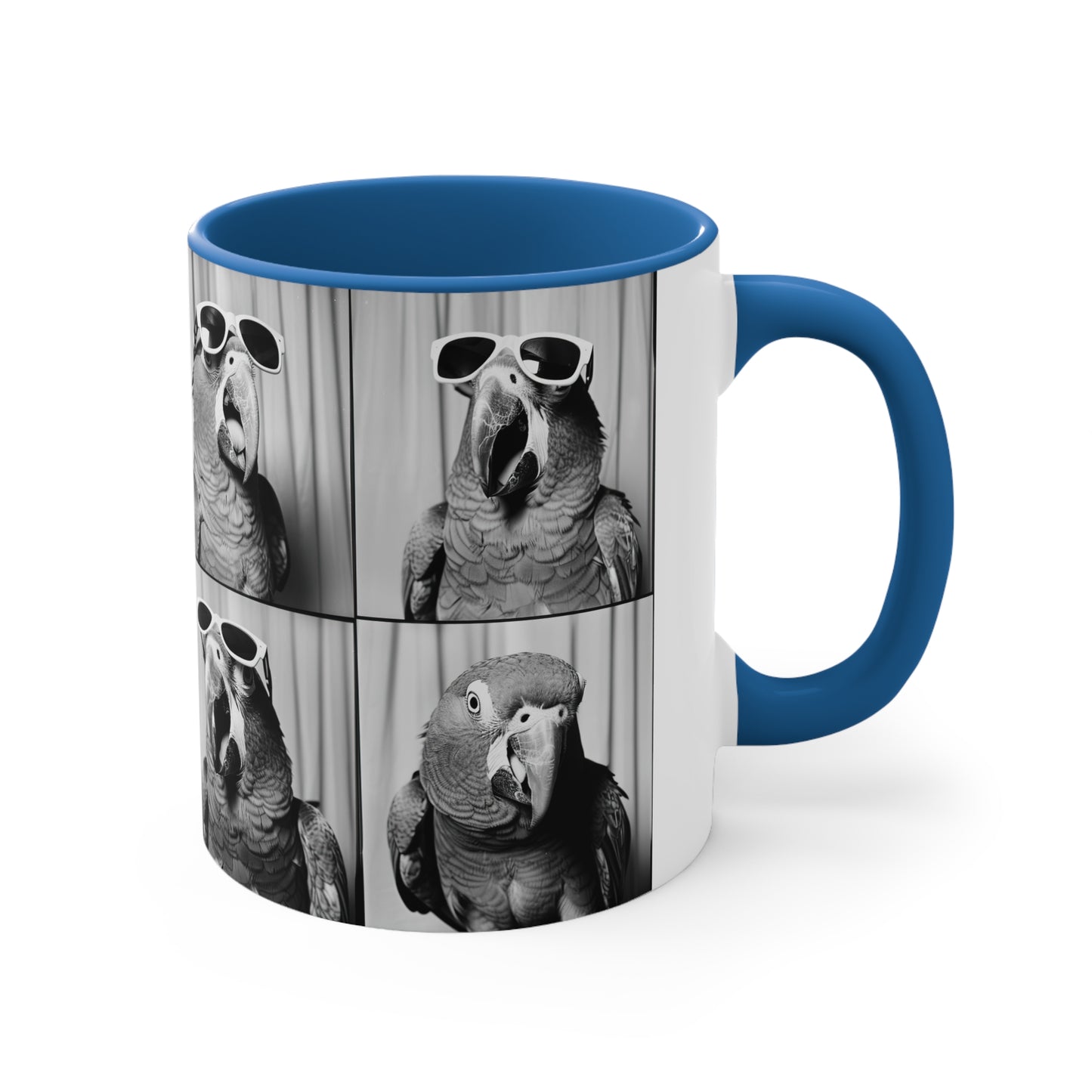 Parrot Photo Booth Accent Coffee Mug, 11oz