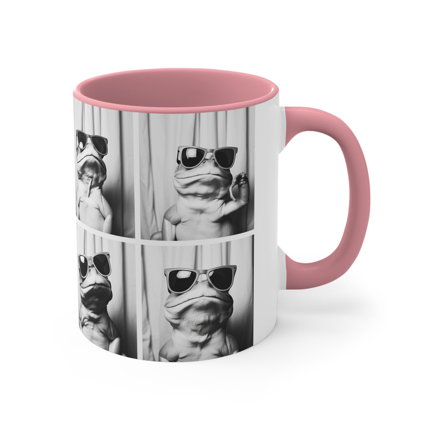 Frog Photo Booth Accent Coffee Mug, 11oz