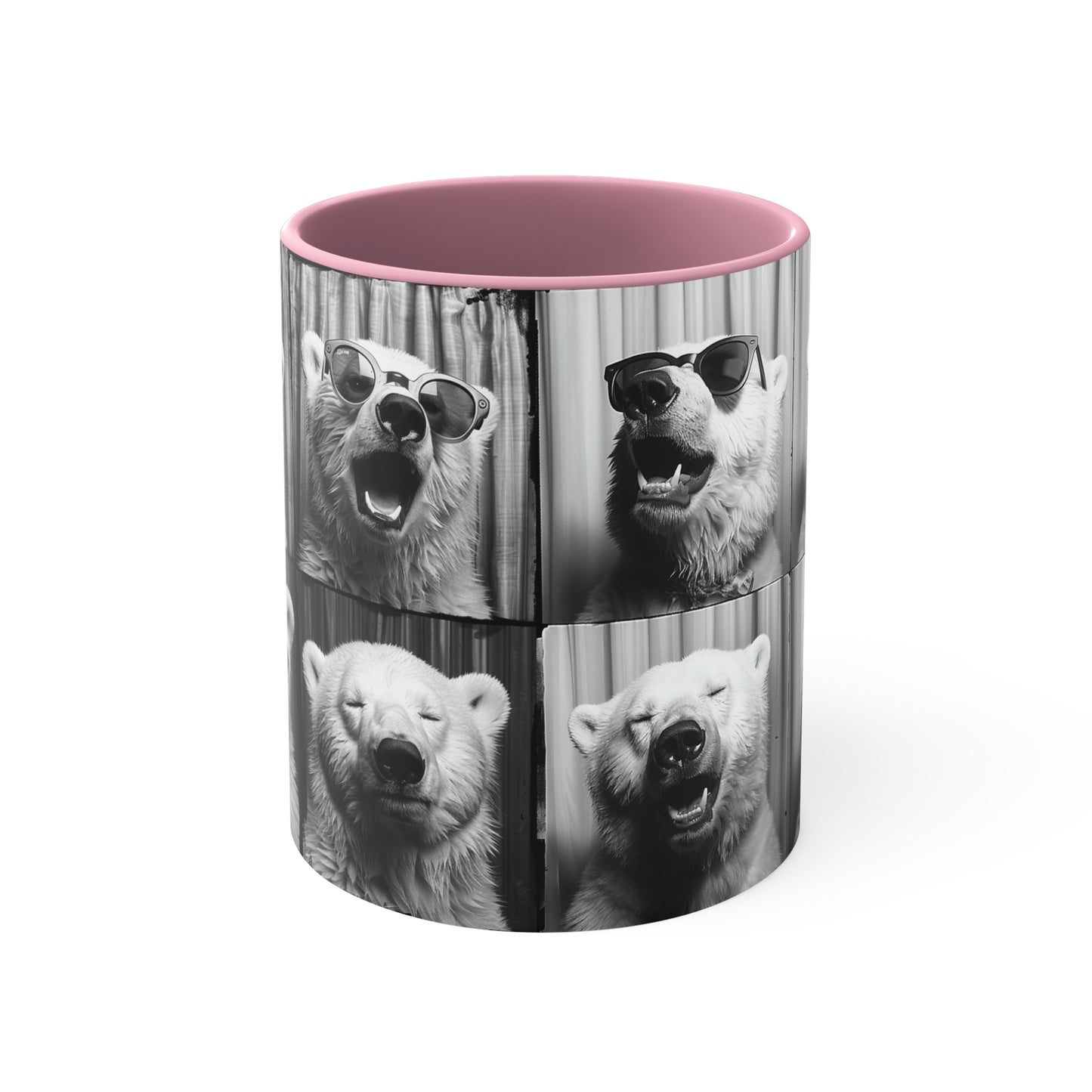 Polar Bear Photo Booth Accent Coffee Mug, 11oz