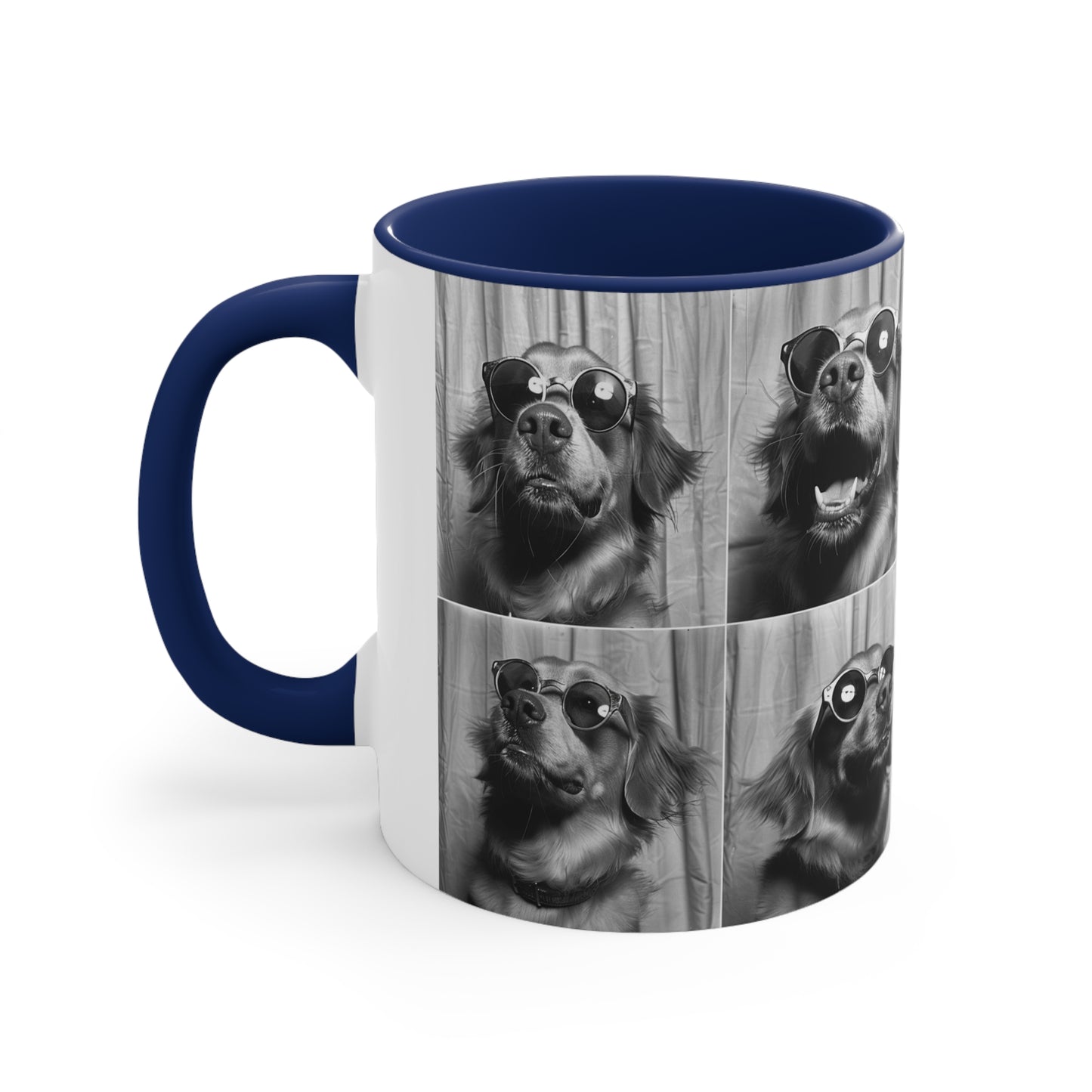 Golden Retriever Photo Booth Accent Coffee Mug, 11oz