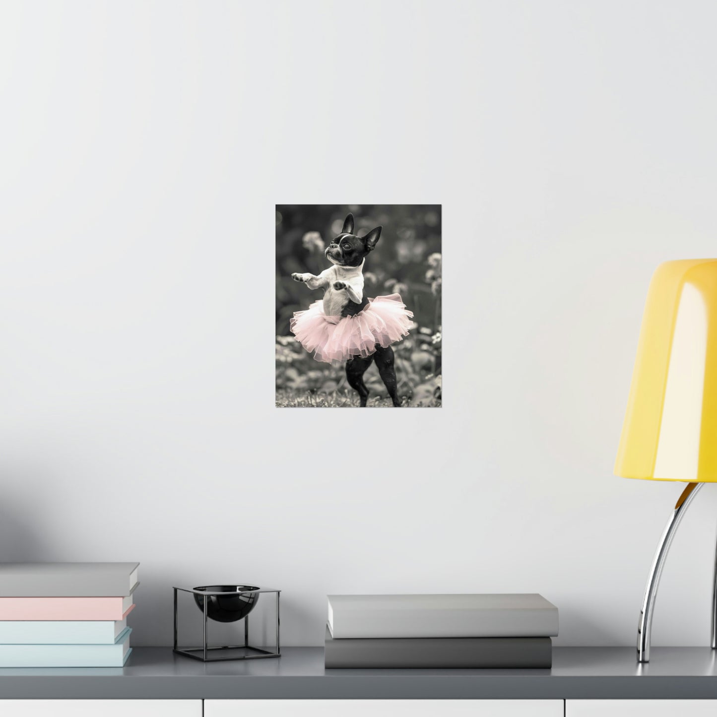 Boston Terrier Tutu, Boston Terrier Wall Art