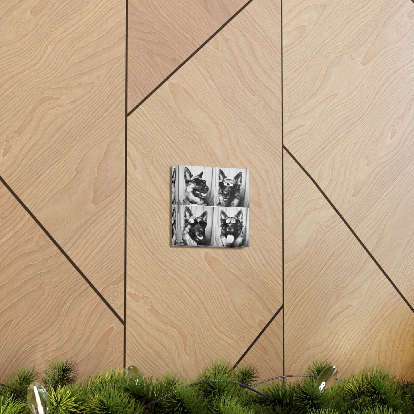 German Shephard Photo Booth Canvas