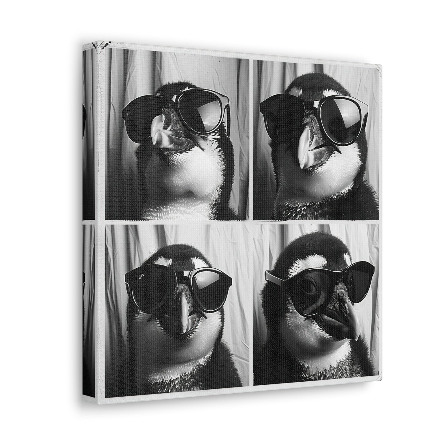 Penguen Photo Booth Canvas