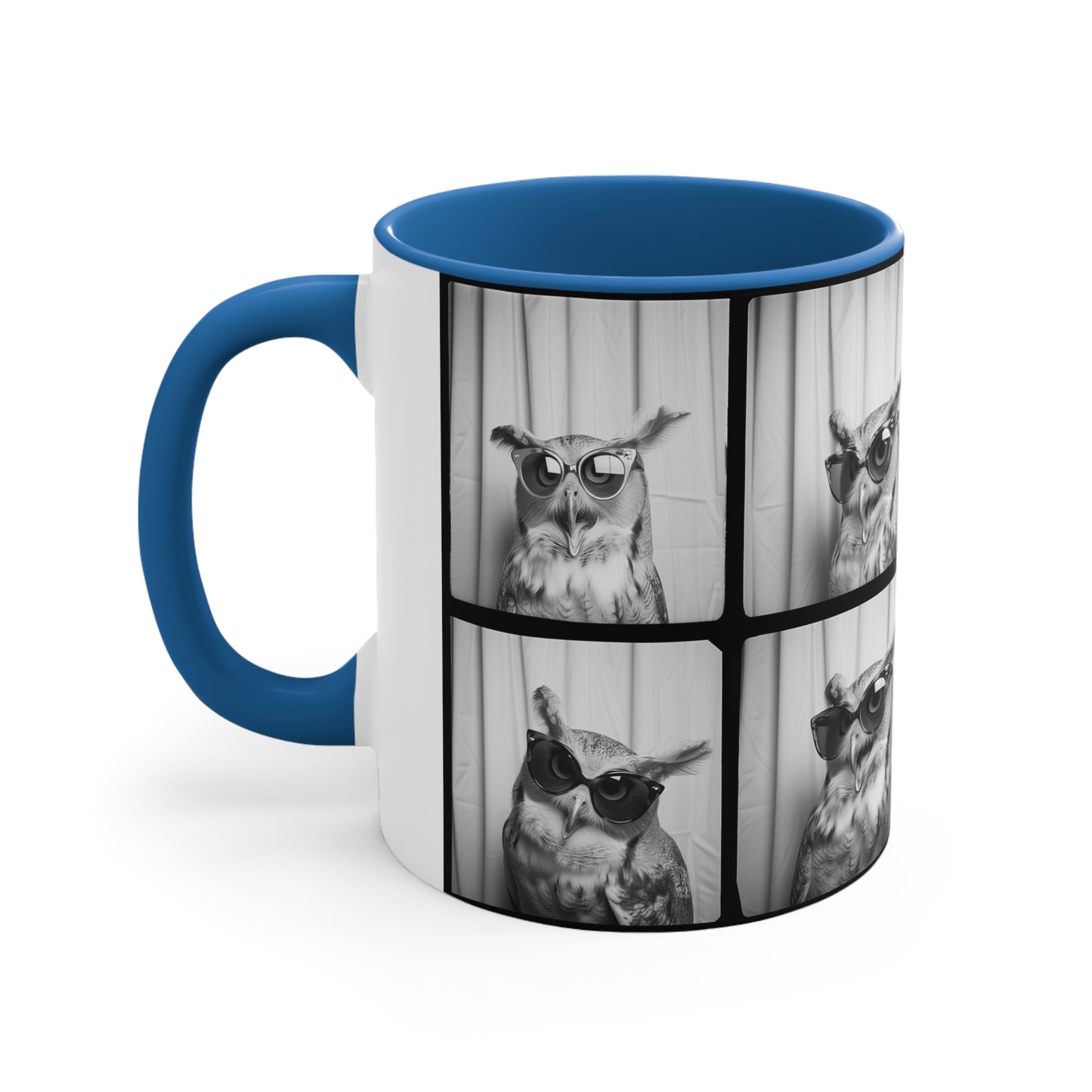 Owl Photo Booth Accent Coffee Mug, 11oz