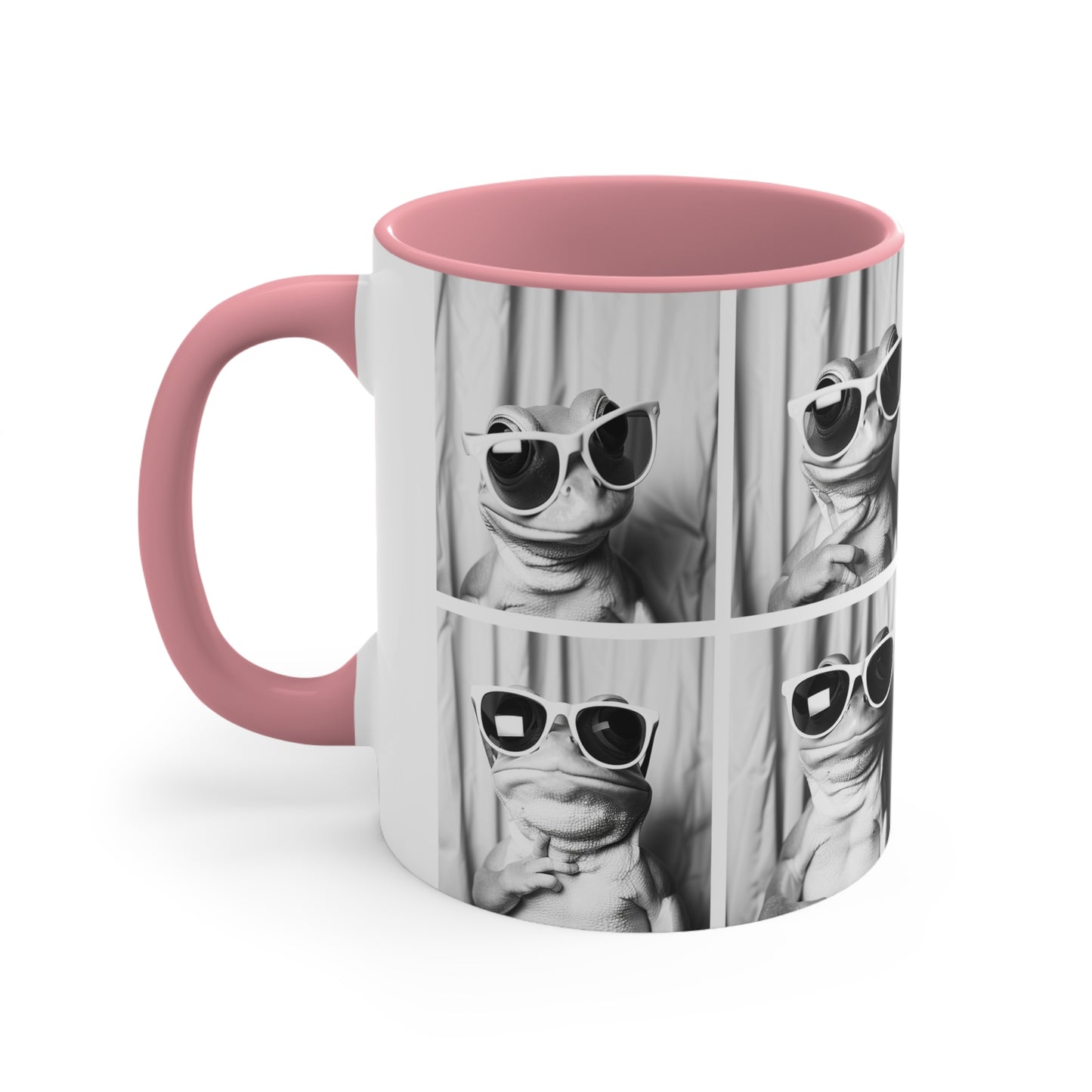 Frog Photo Booth Accent Coffee Mug, 11oz