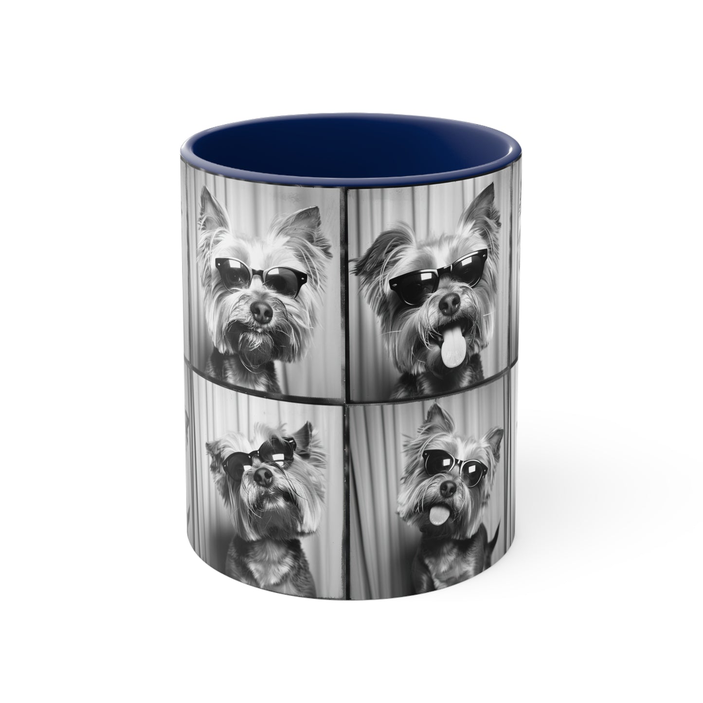 Yorkie Terrier  Photo Booth Accent Coffee Mug, 11oz