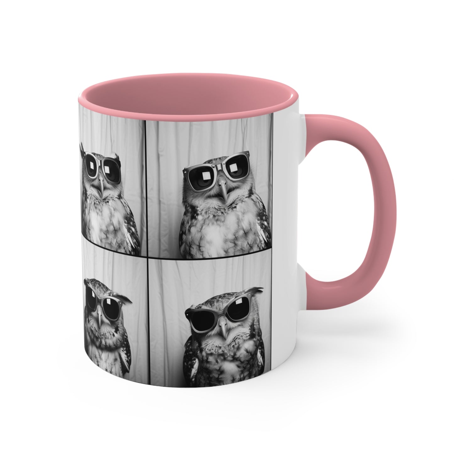 Owl Photo Booth Accent Coffee Mug, 11oz