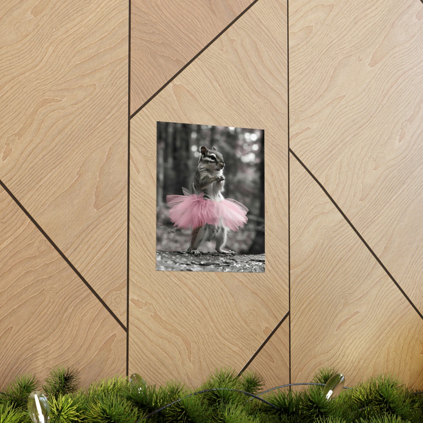 Chipmunk Tutu, Chipmunk Wall Art