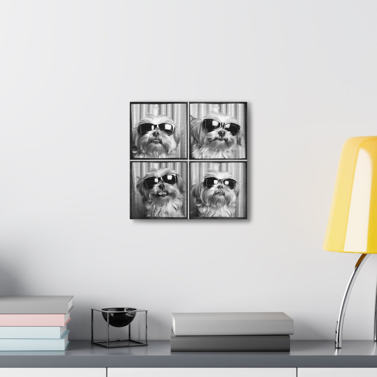 Shih Tzu Photo Booth Canvas