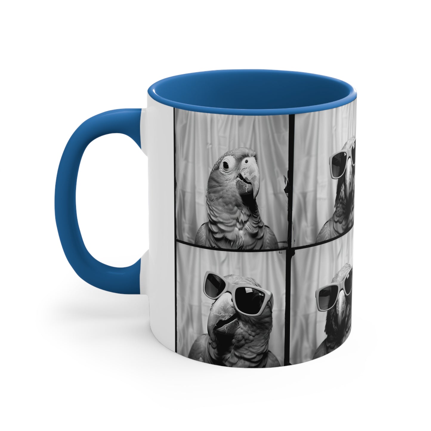 Parrot Photo Booth Accent Coffee Mug, 11oz