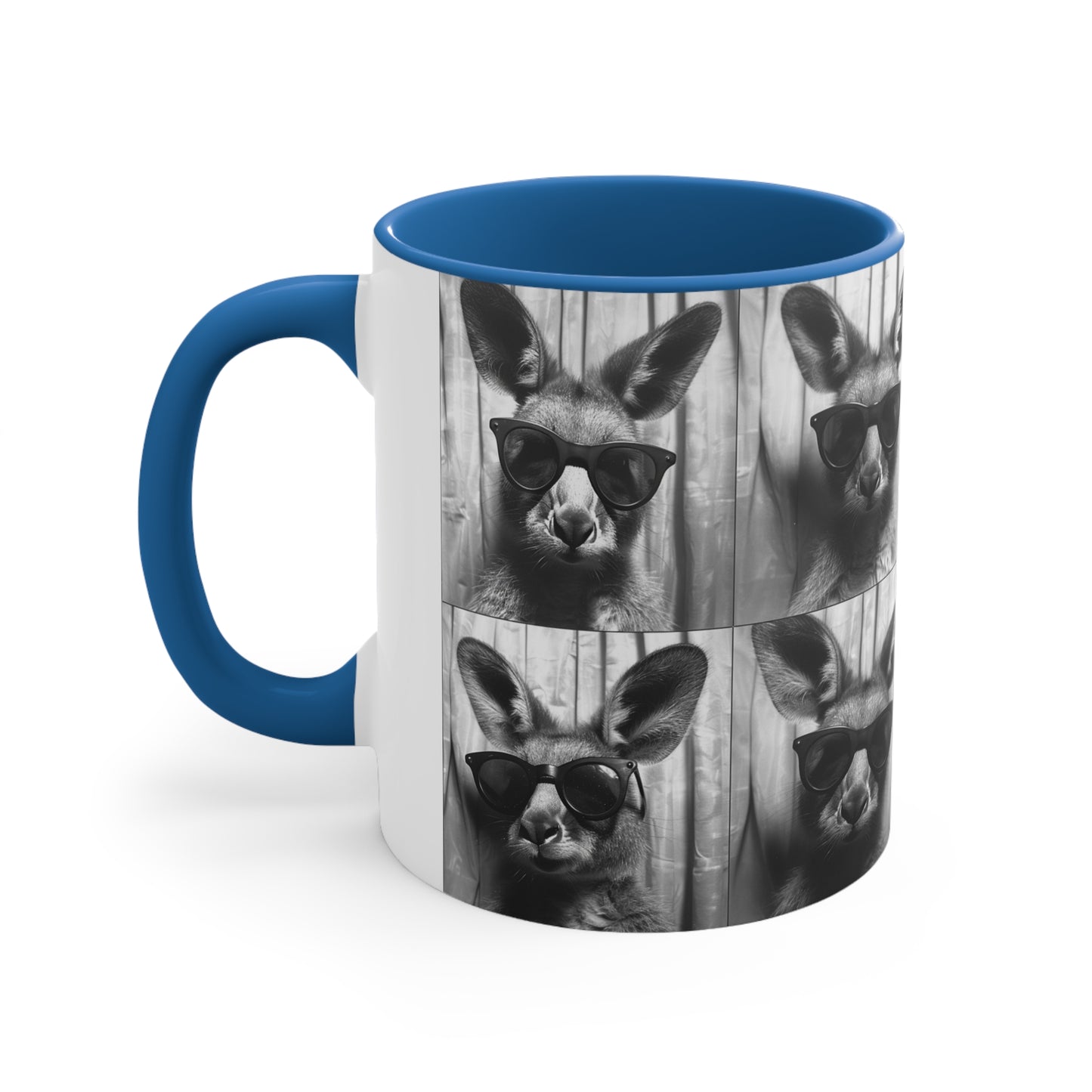 Kangroo Photo Booth Accent Coffee Mug, 11oz
