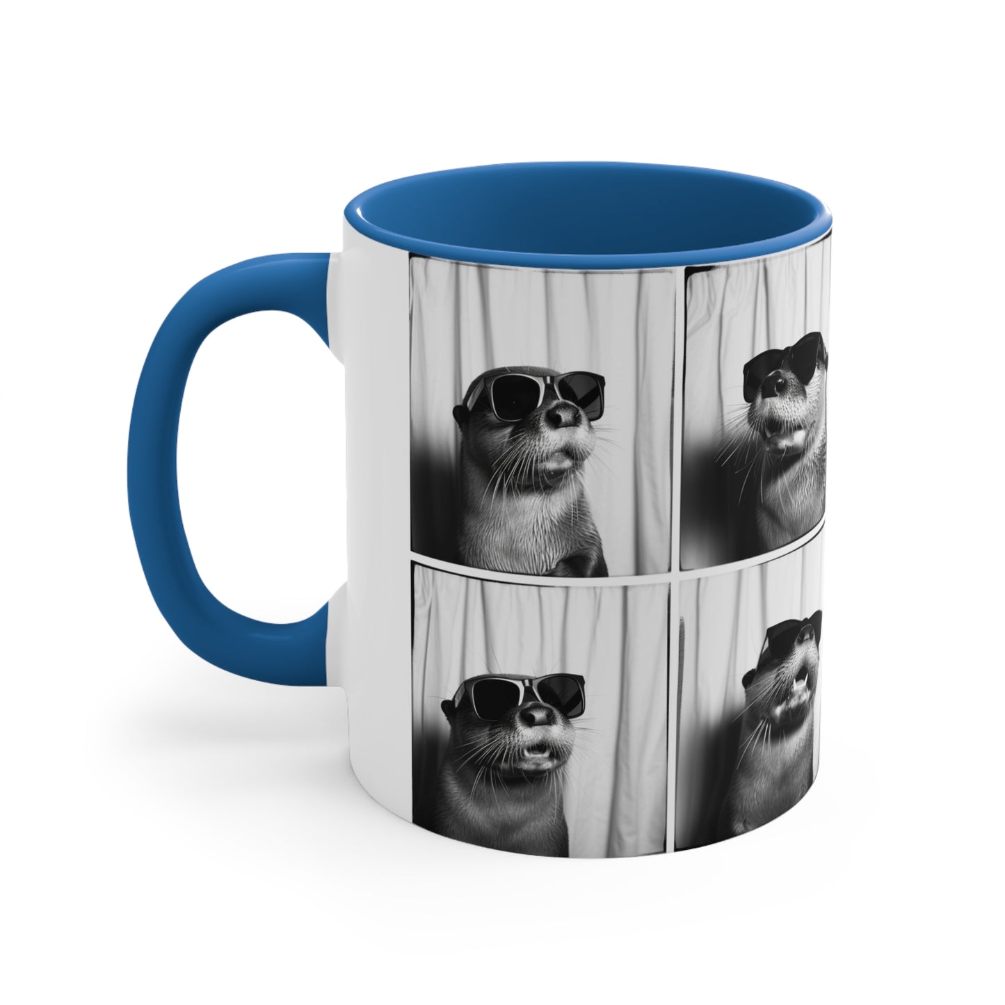 Otter Photo Booth Accent Coffee Mug, 11oz