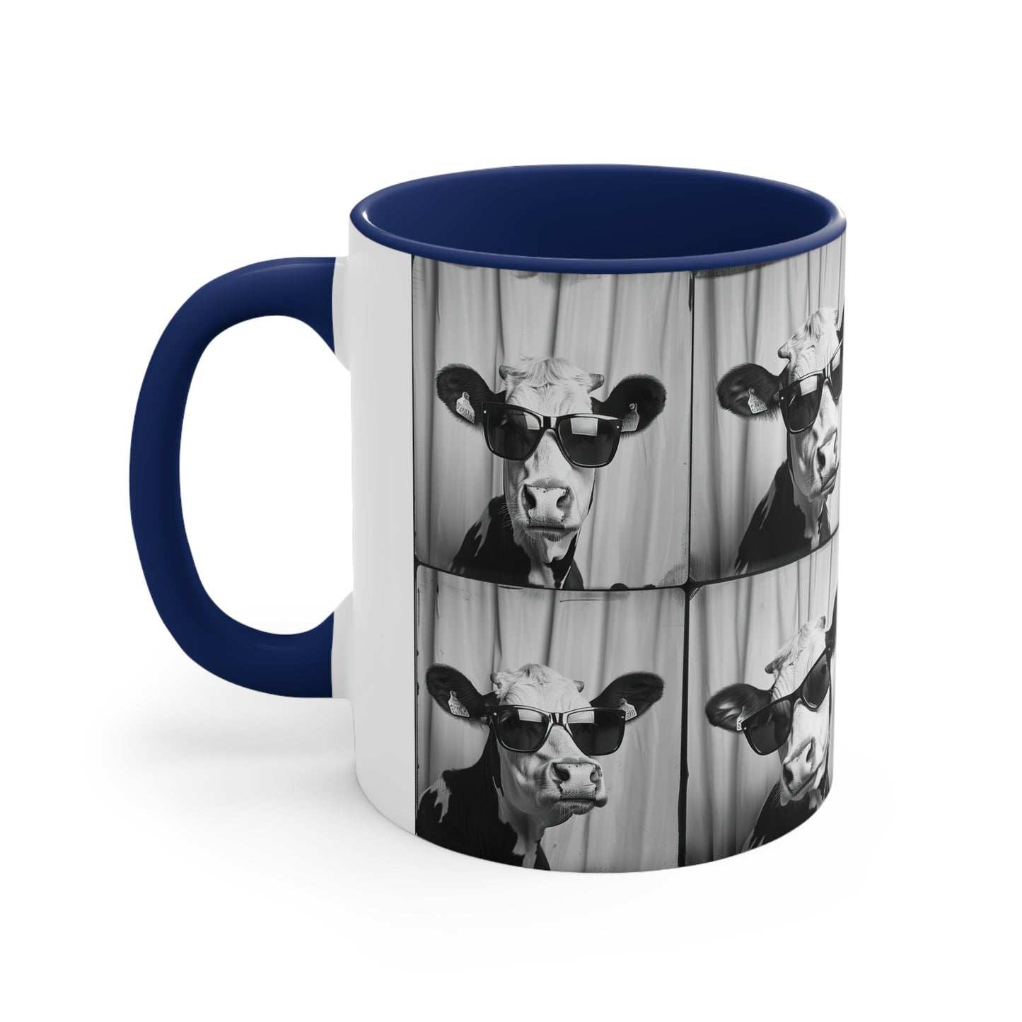 Cow Photo Booth Accent Coffee Mug, 11oz
