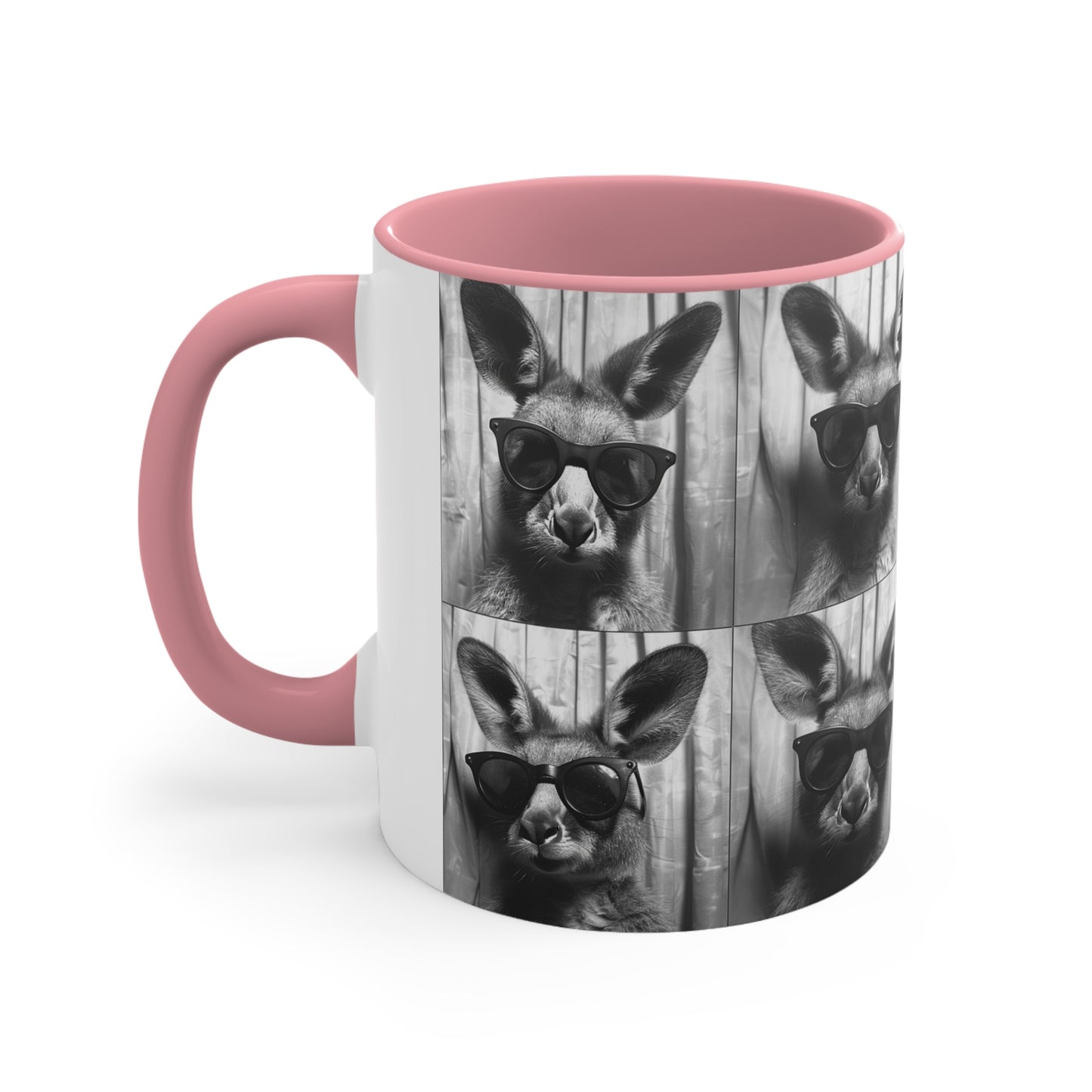 Kangroo Photo Booth Accent Coffee Mug, 11oz