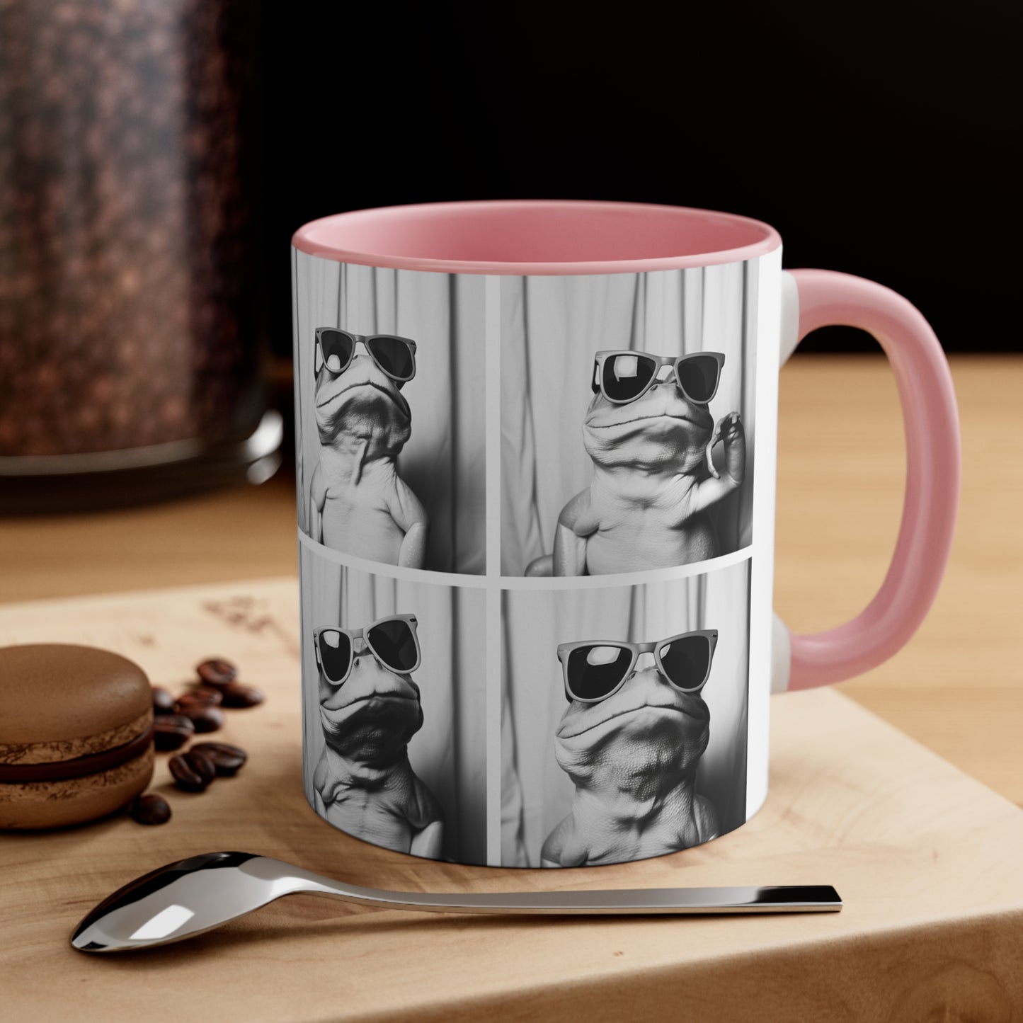 Frog Photo Booth Accent Coffee Mug, 11oz