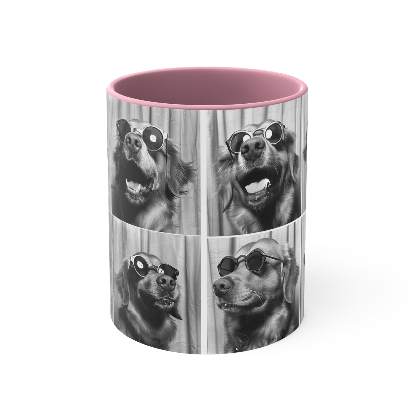 Golden Retriever Photo Booth Accent Coffee Mug, 11oz
