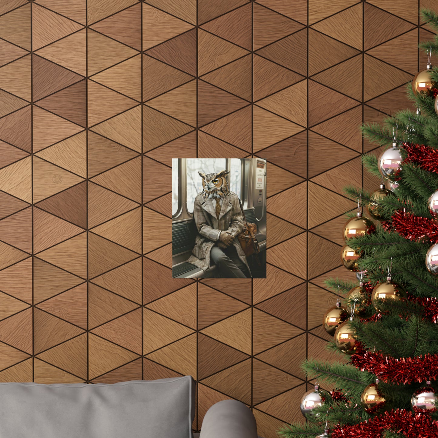 Owl Subway, Owl Wall Art