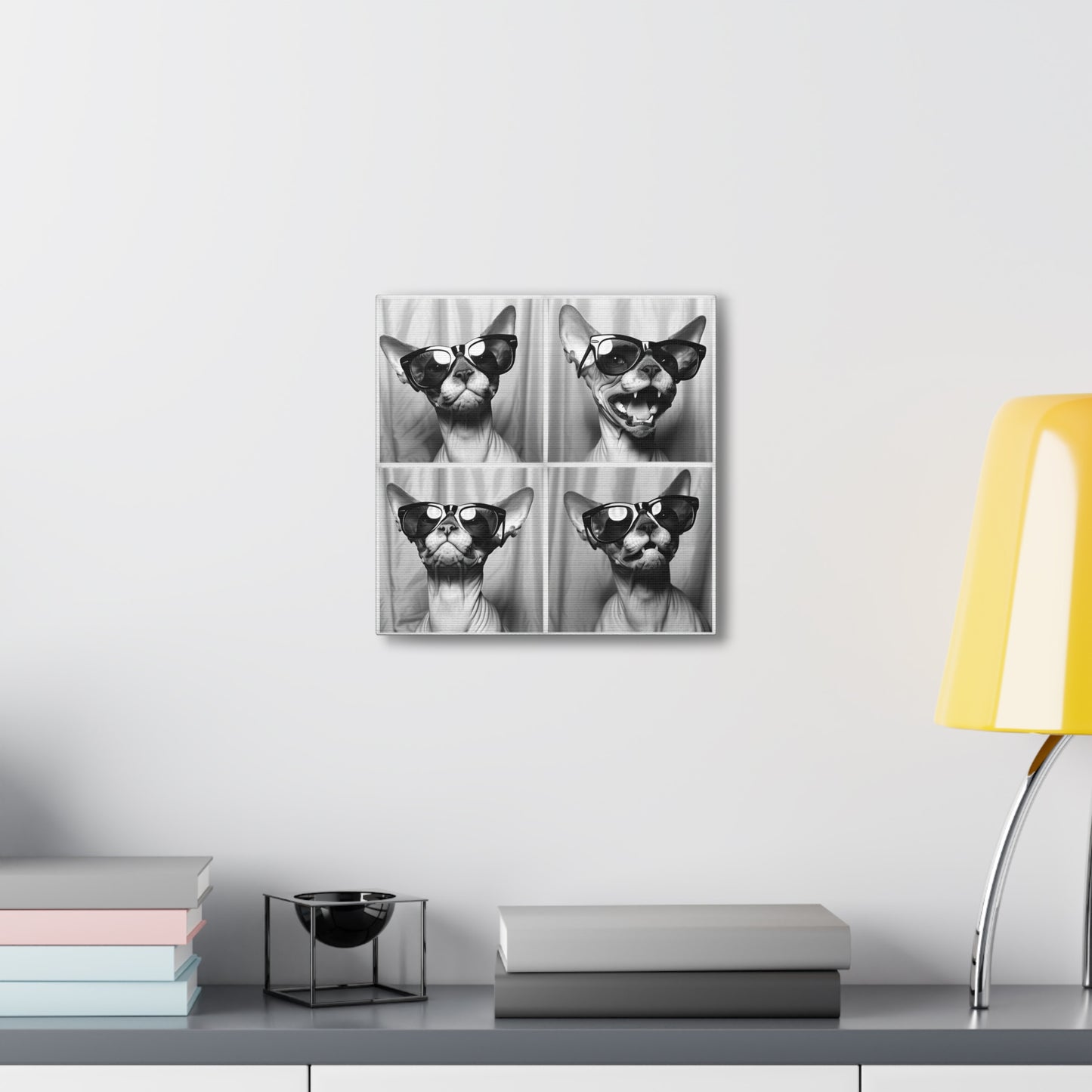 Sphynx Cat Photo Booth Canvas