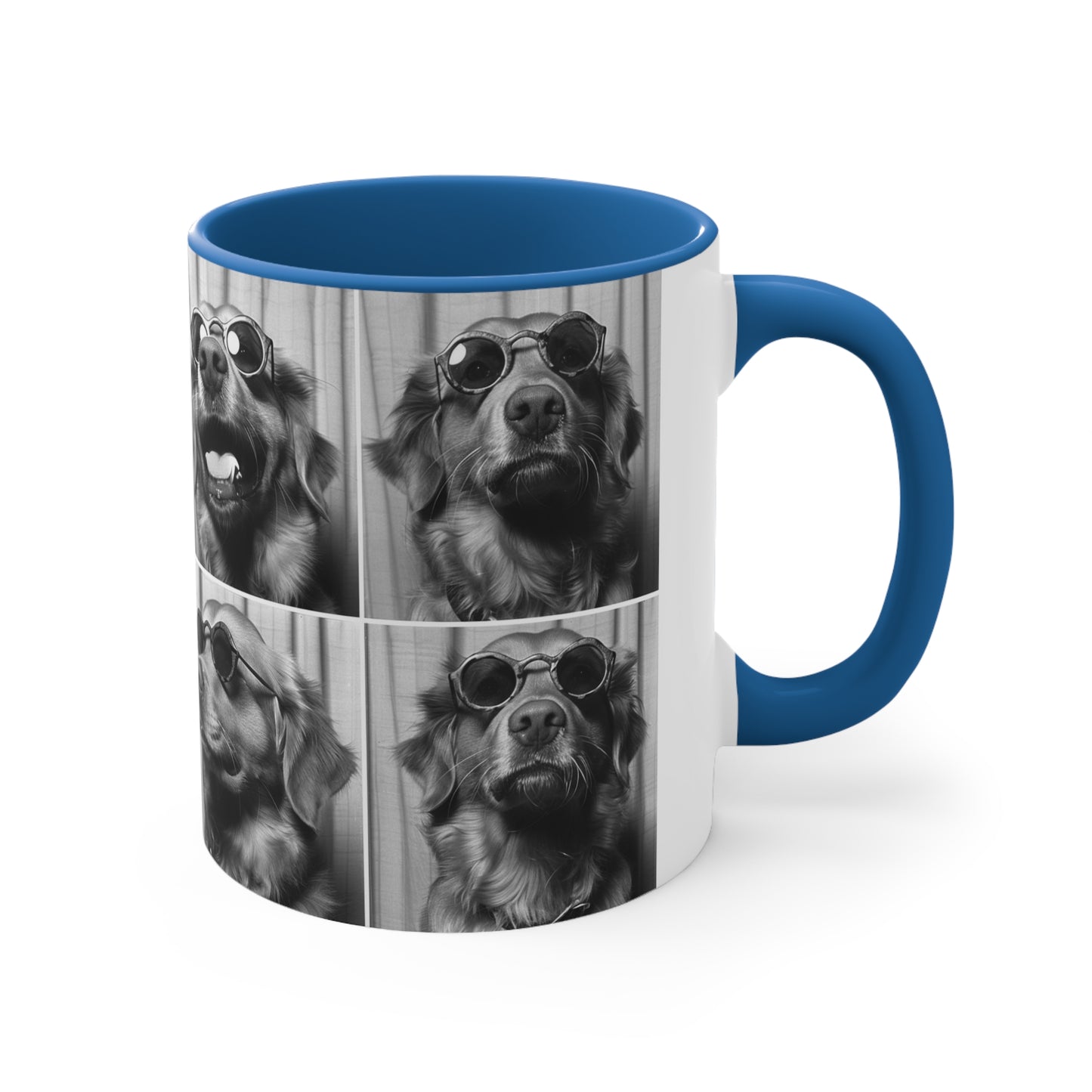 Golden Retriever Photo Booth Accent Coffee Mug, 11oz