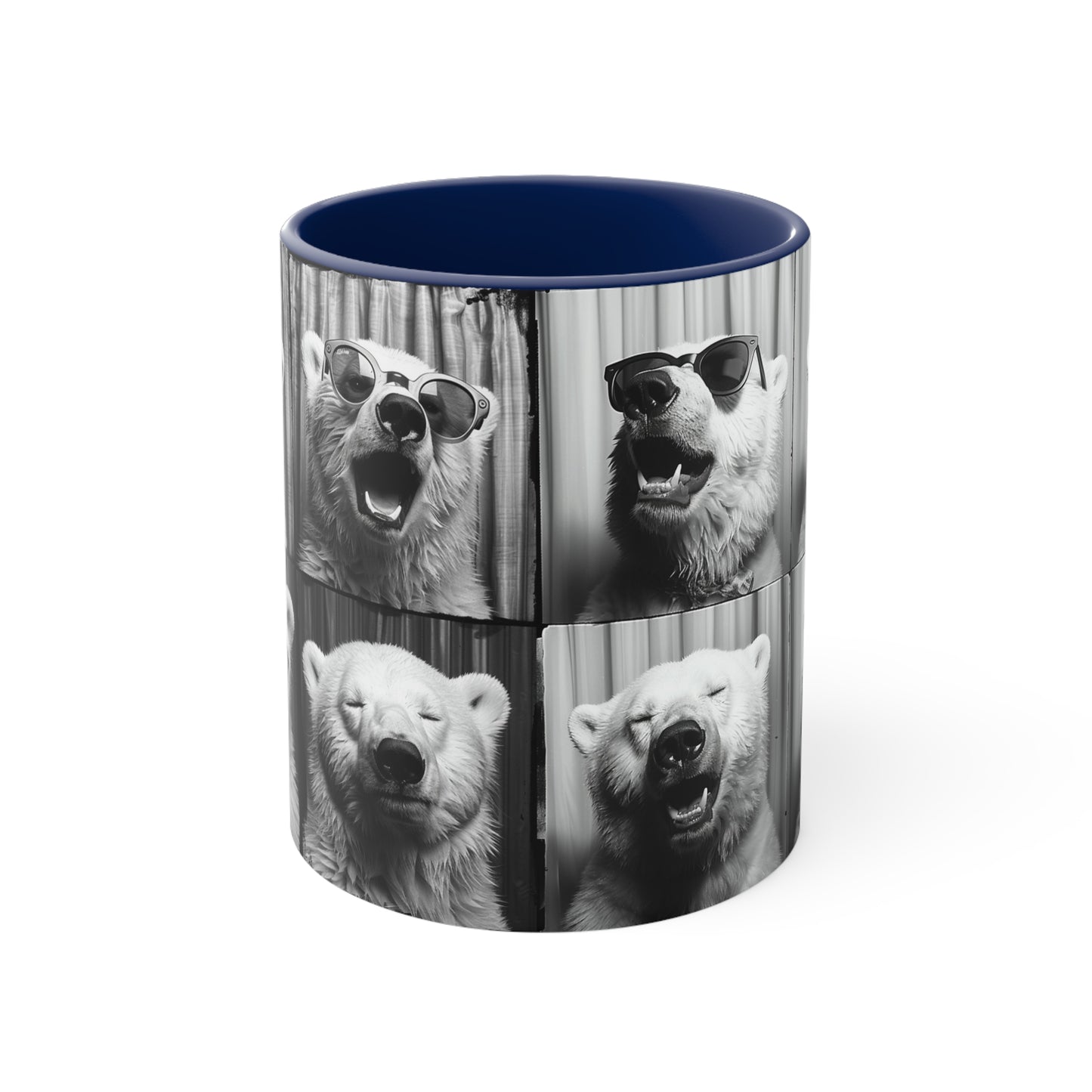 Polar Bear Photo Booth Accent Coffee Mug, 11oz