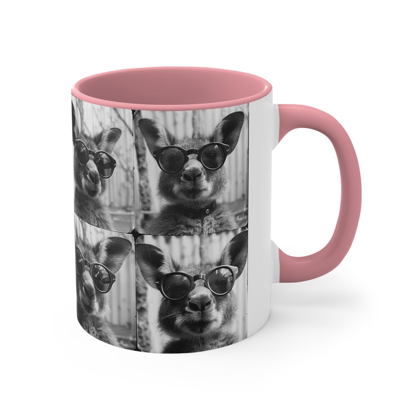 Kangroo Photo Booth Accent Coffee Mug, 11oz